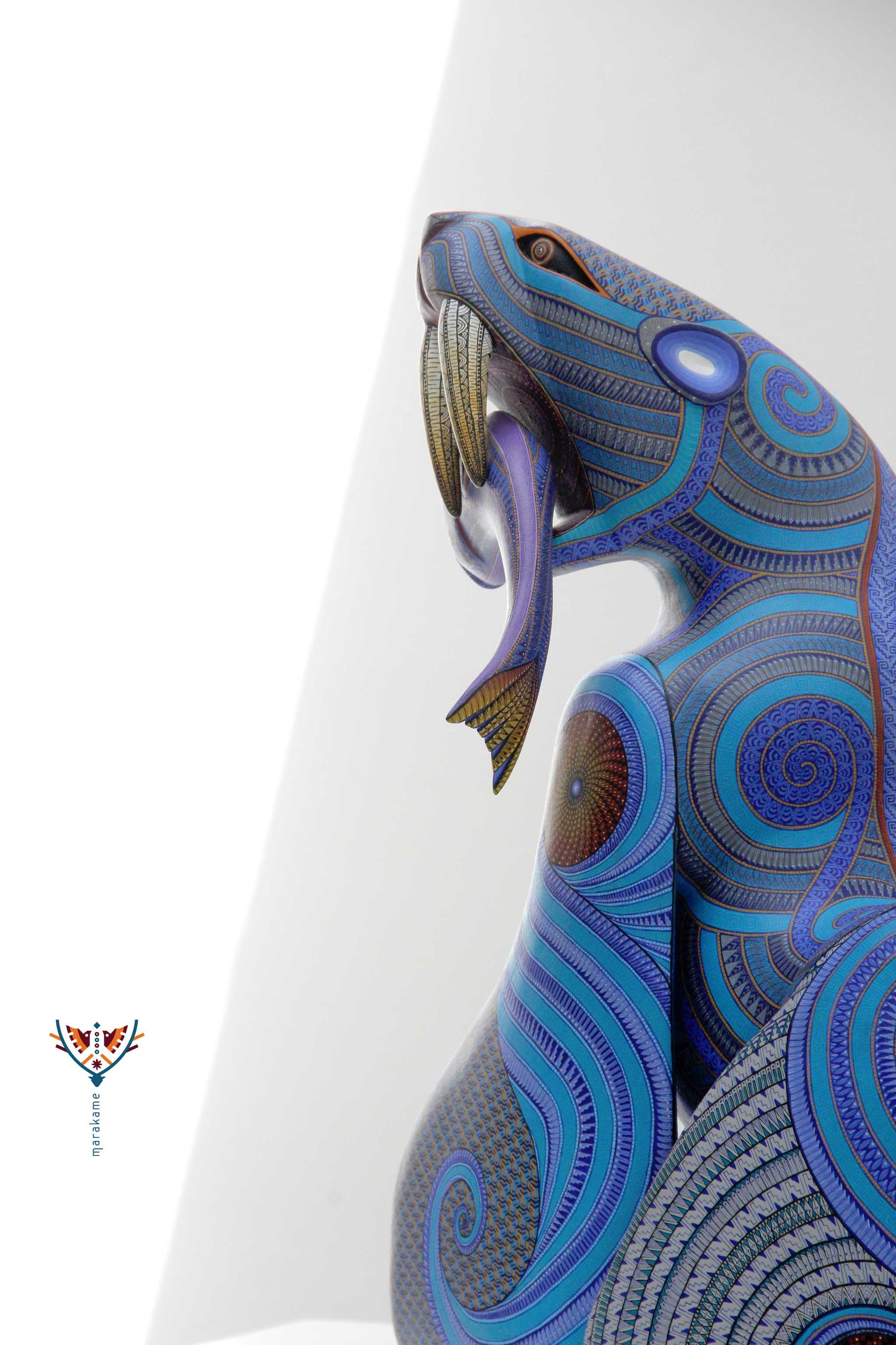 Alebrije - Oso ancestral con pez