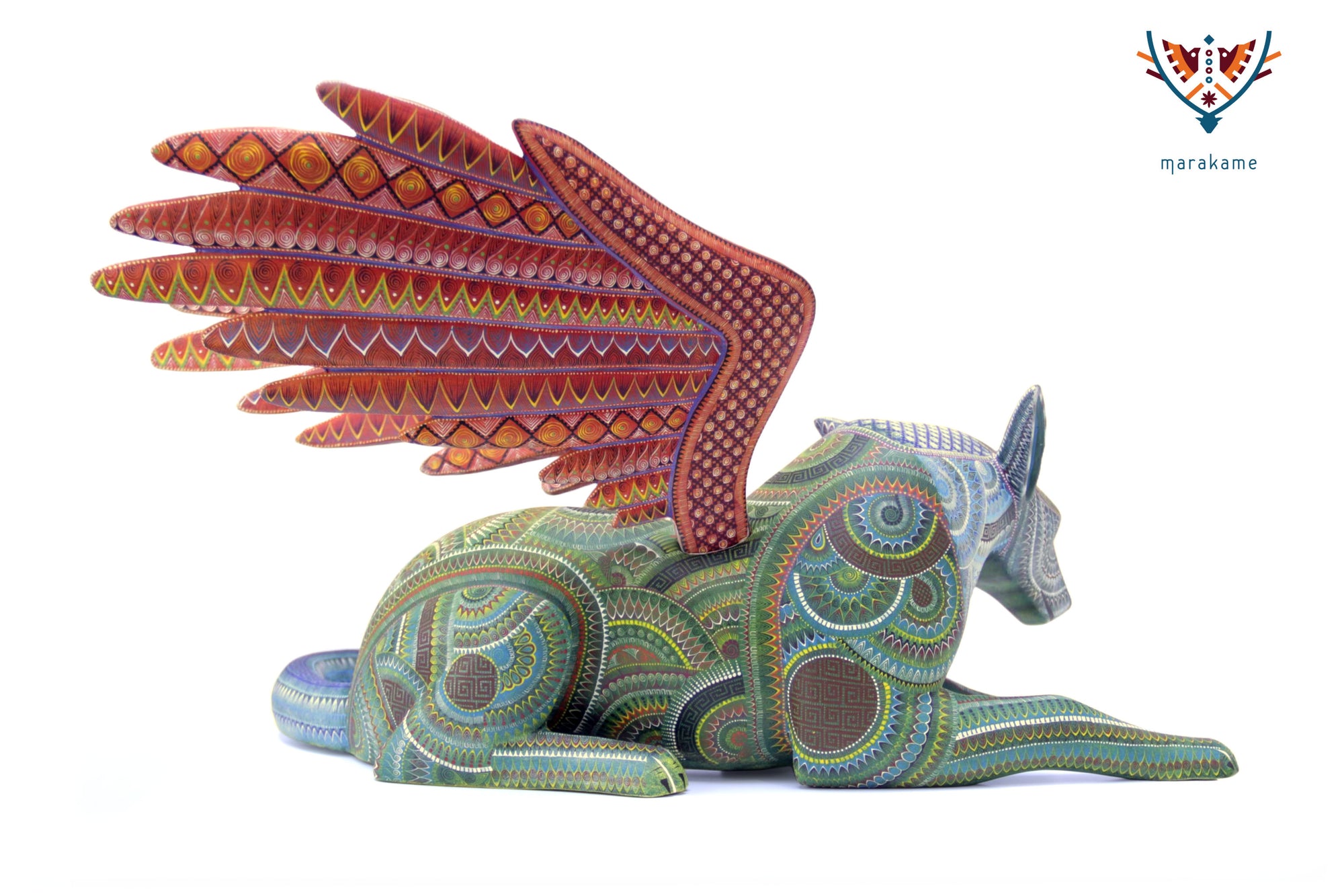 Alebrije - Perro alado - Guardián del copal