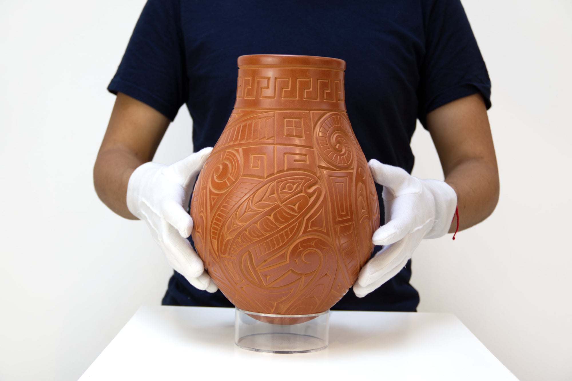 Cerámica de Mata Ortiz - Pez rojo