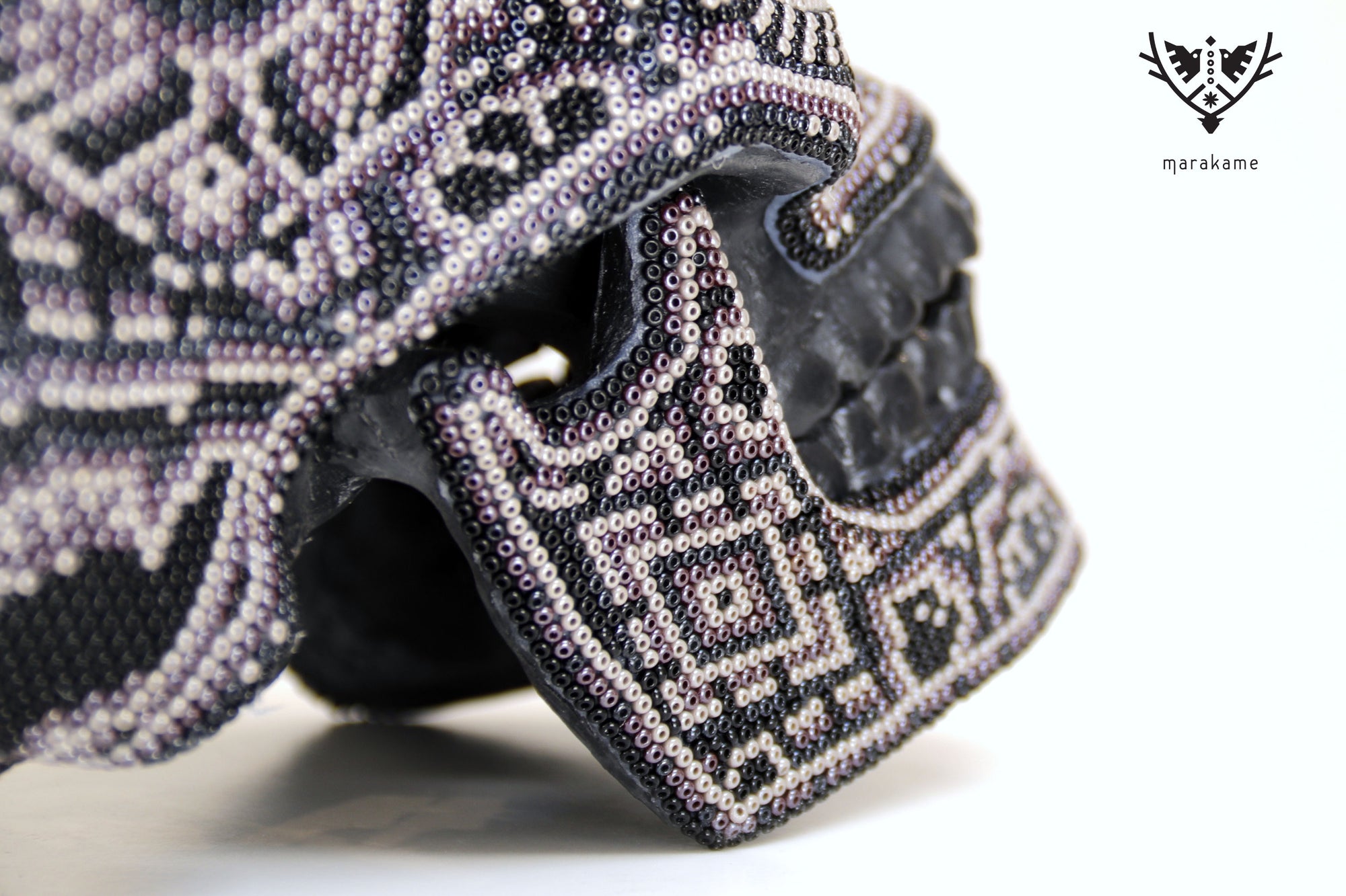 Cráneo huichol escala real - Calavera Nakawe