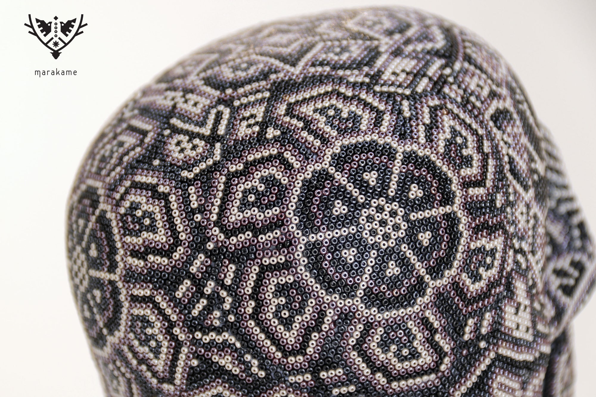 Cráneo huichol escala real - Calavera Nakawe