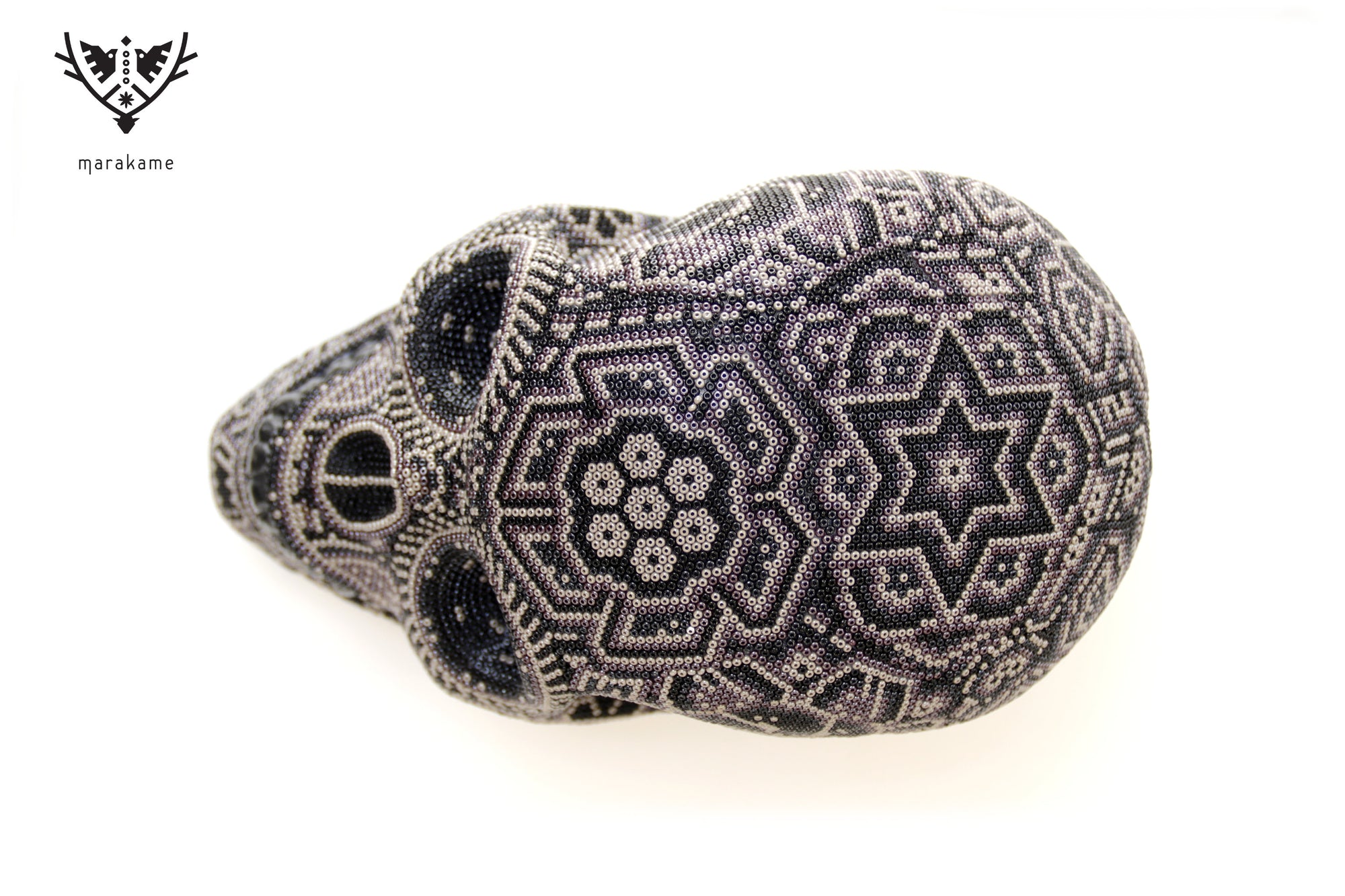 Cráneo huichol escala real - Calavera Nakawe