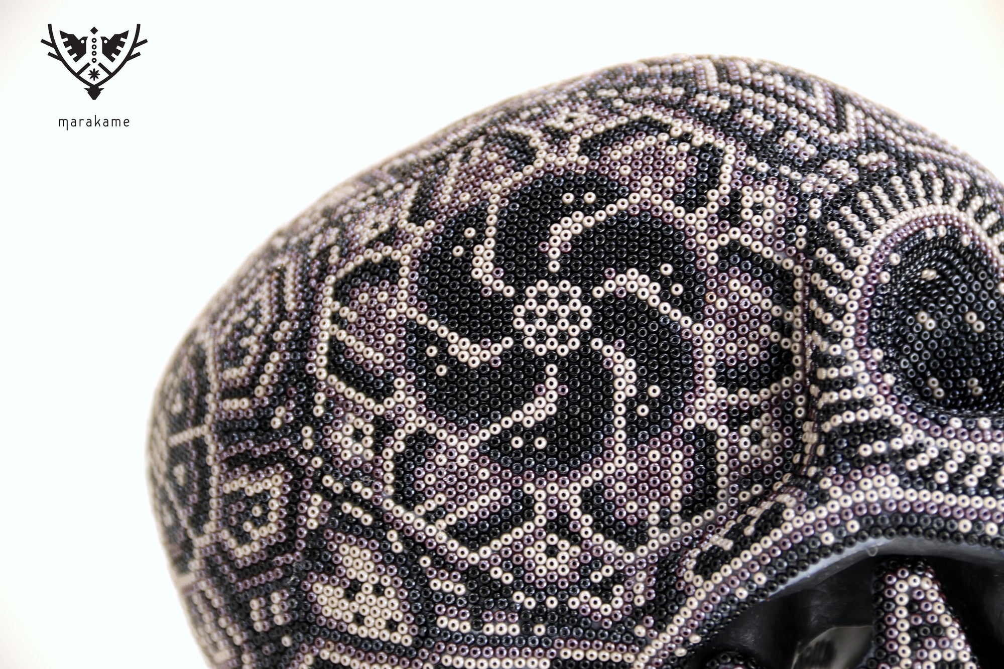 Cráneo huichol escala real - Calavera Nakawe