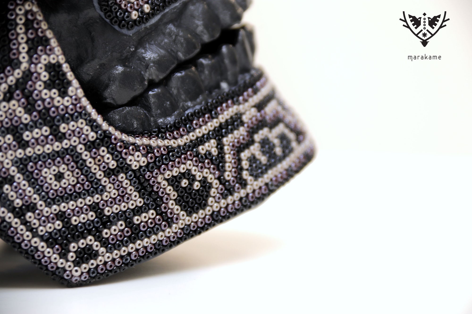 Cráneo huichol escala real - Calavera Nakawe