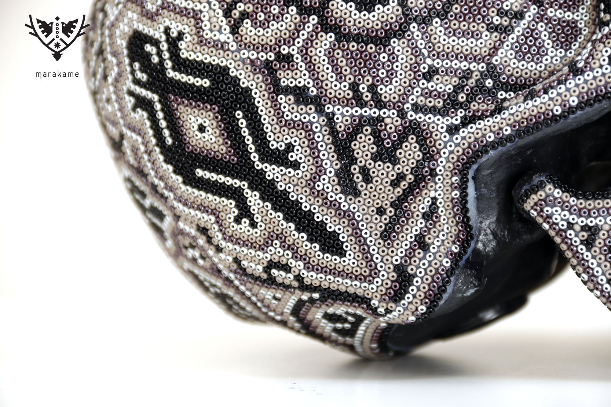 Cráneo huichol escala real - Calavera Haramara