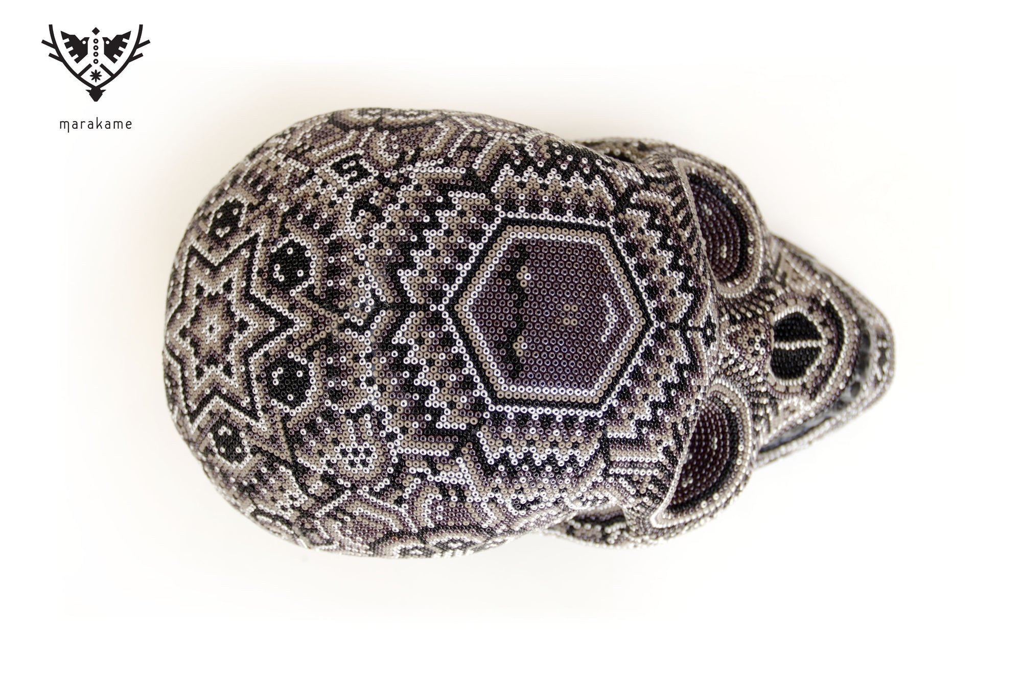 Cráneo huichol escala real - Calavera Haramara