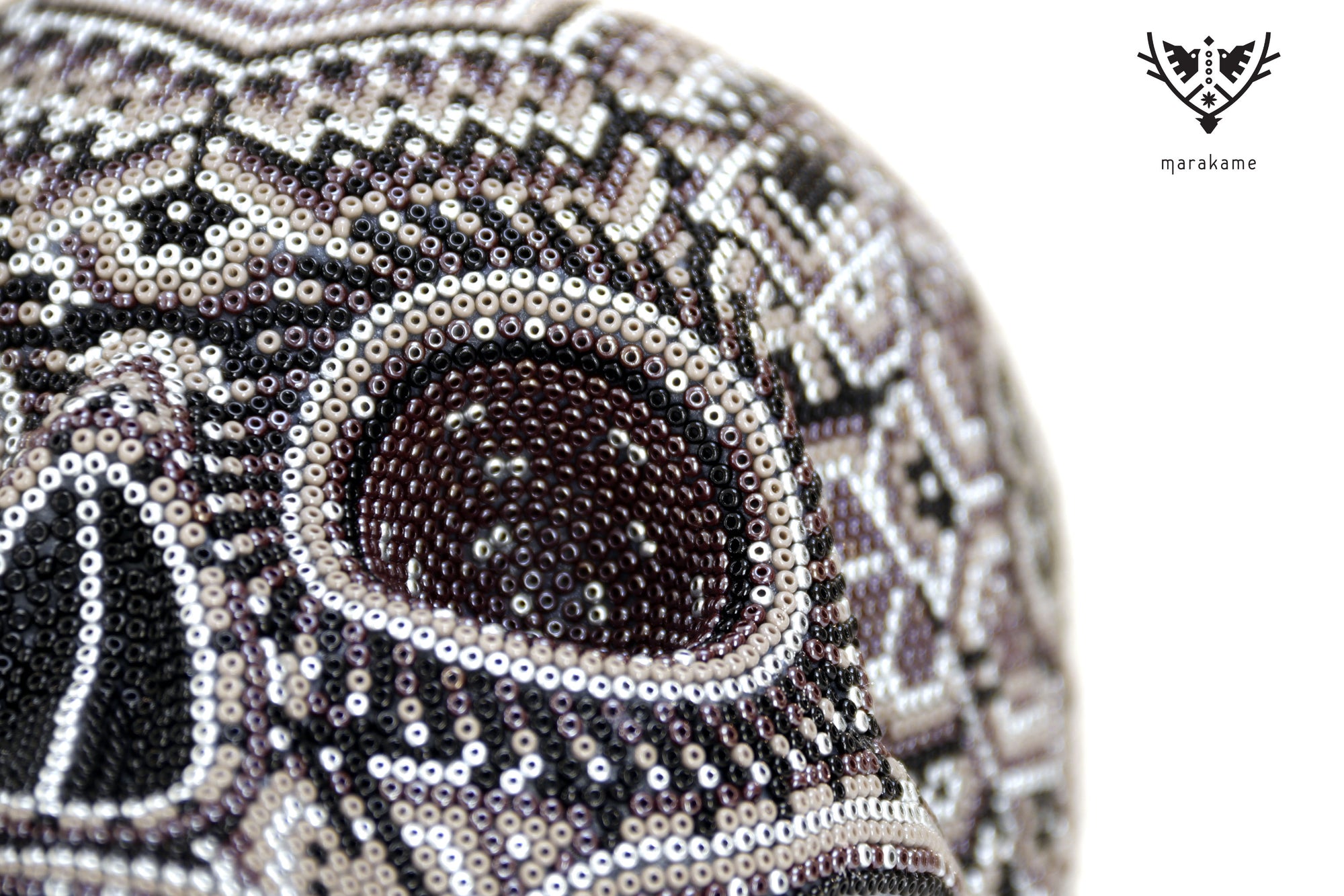 Cráneo huichol escala real - Calavera Haramara