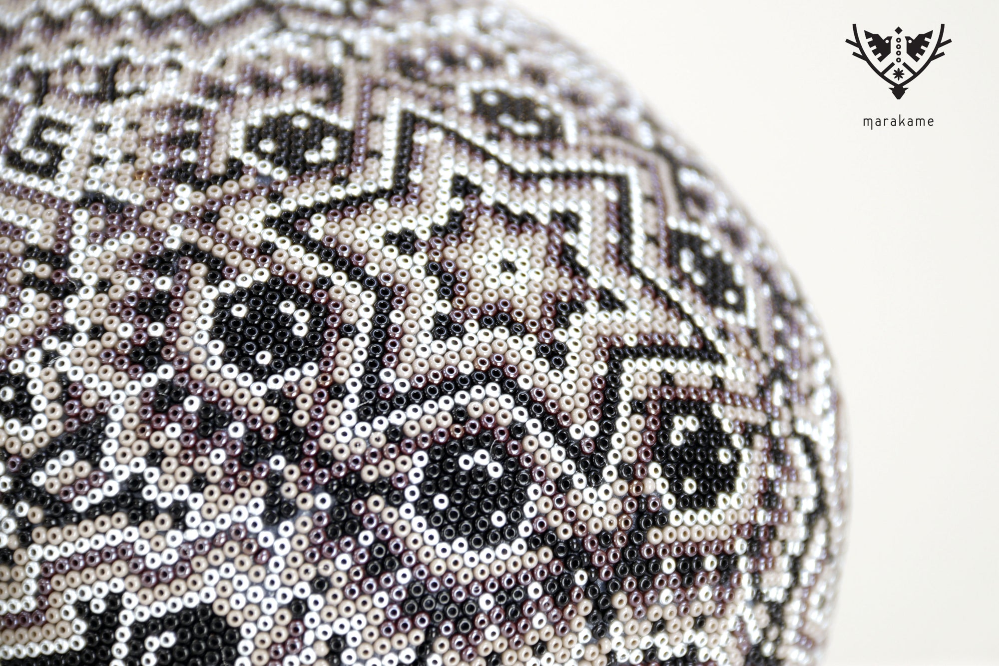 Cráneo huichol escala real - Calavera Haramara