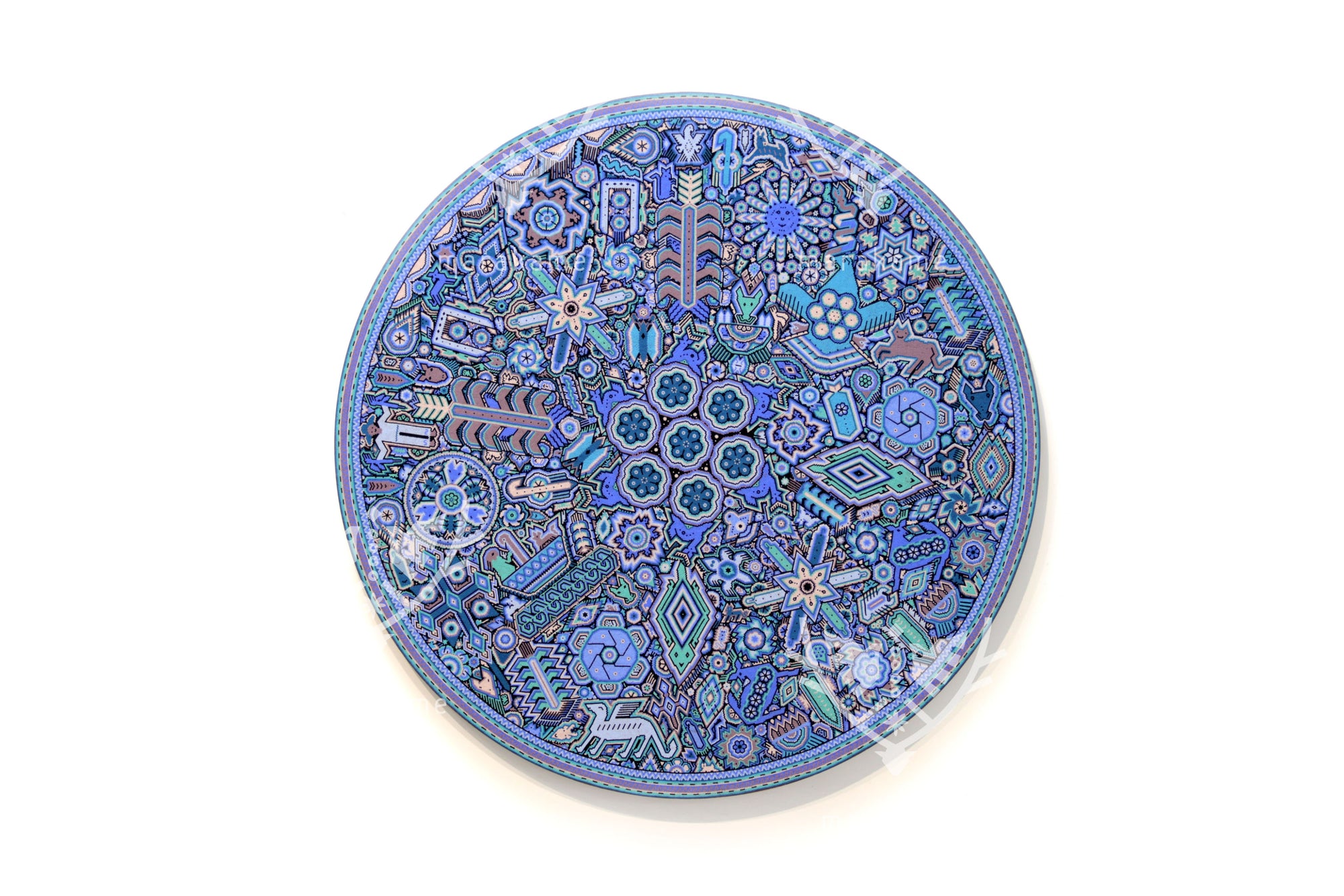 Nierika de Chaquira Círculo Huichol - Kieri teiwariyeme - 120 cm.