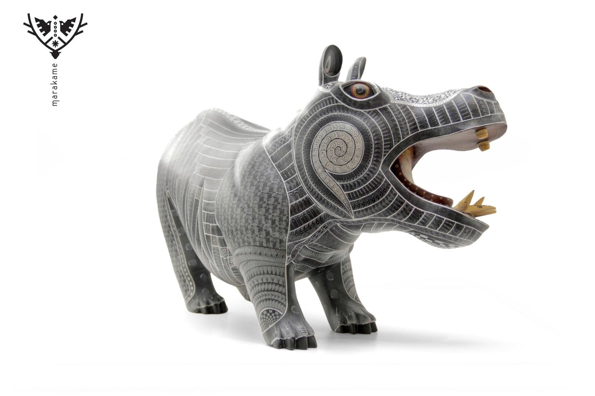 Alebrije - Hipopótamo - Arte Marakame