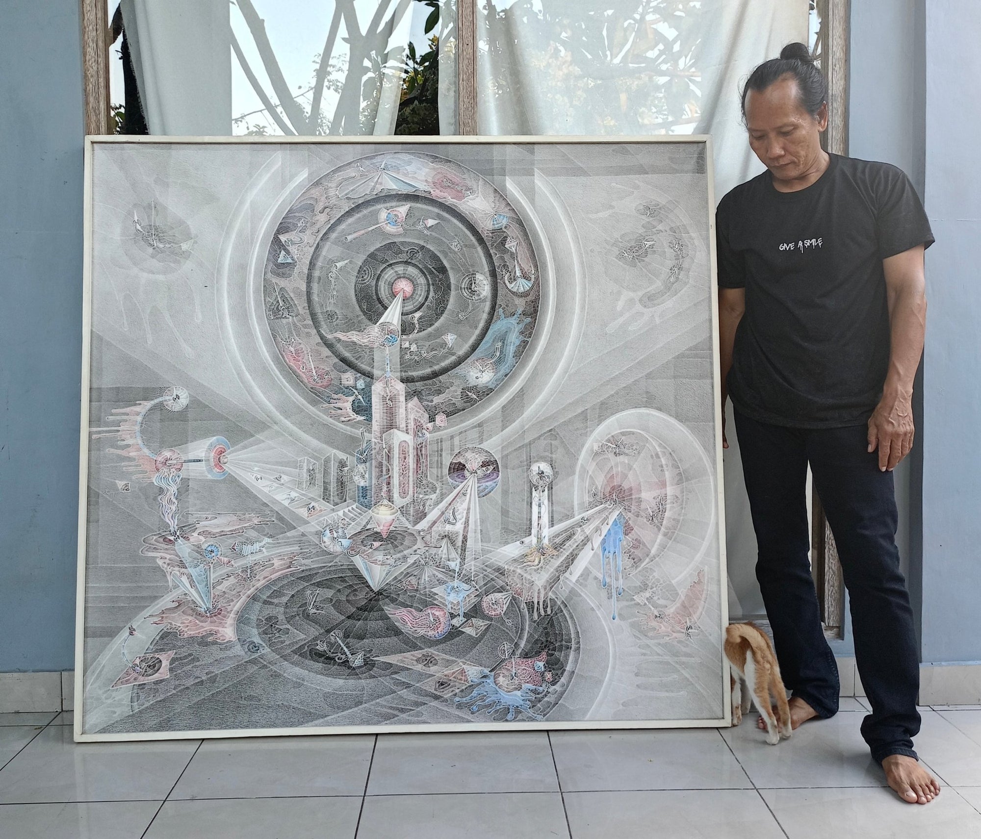 Preventa - Cosmic Eye 8.10.013 - Arte Huichol - Marakame