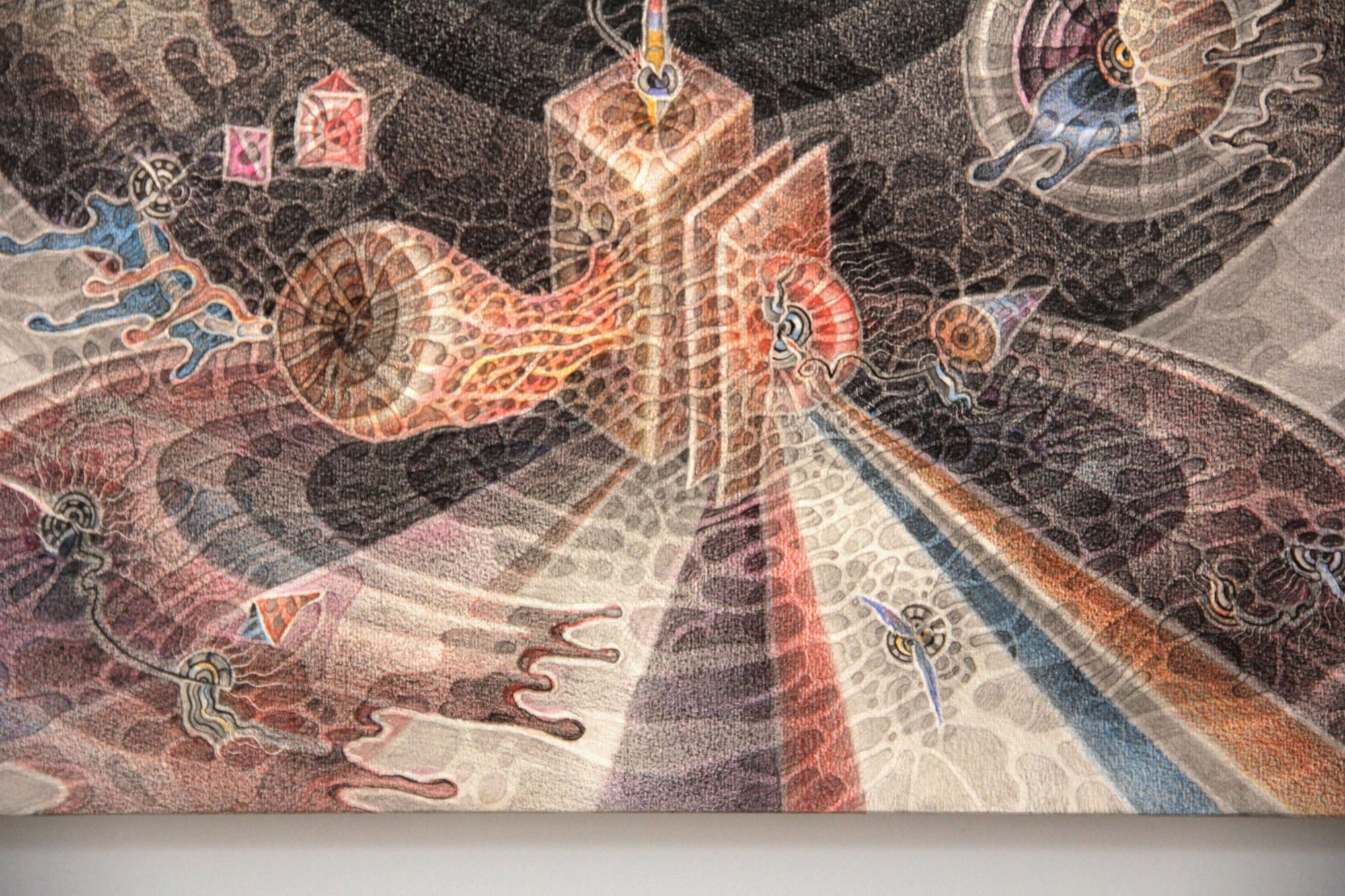 Preventa - Dalam lingkaran - Arte Huichol - Marakame