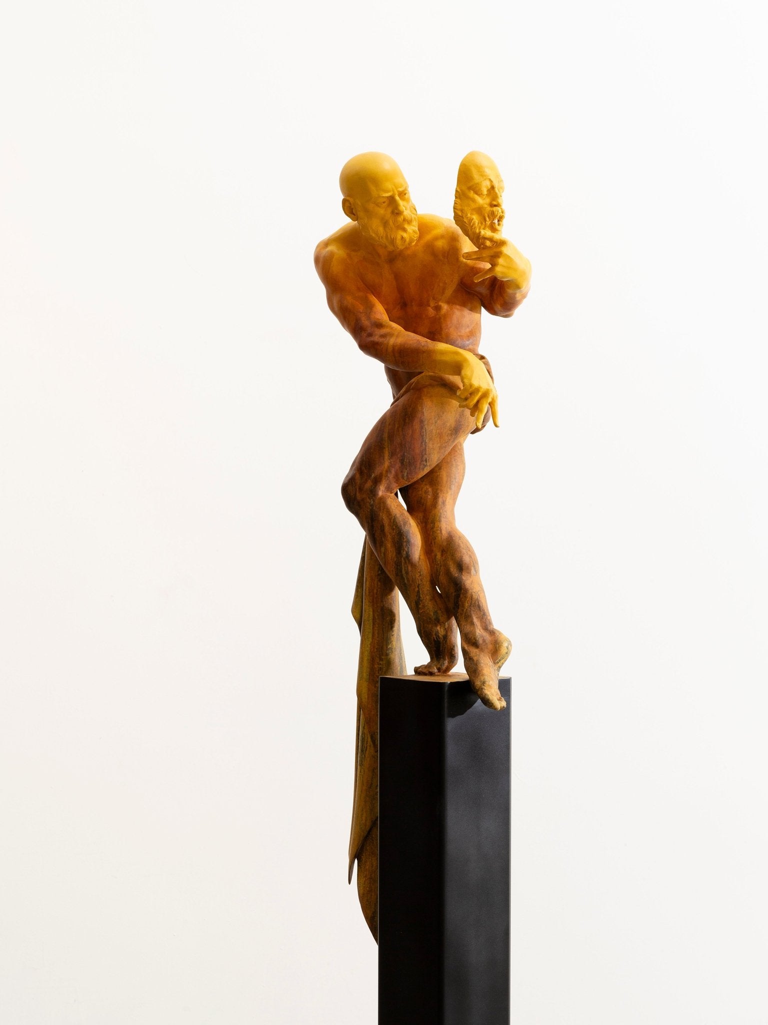 Preventa - Escultura Bifronte - Bronce P/A - Consultar precio - Arte Huichol - Marakame