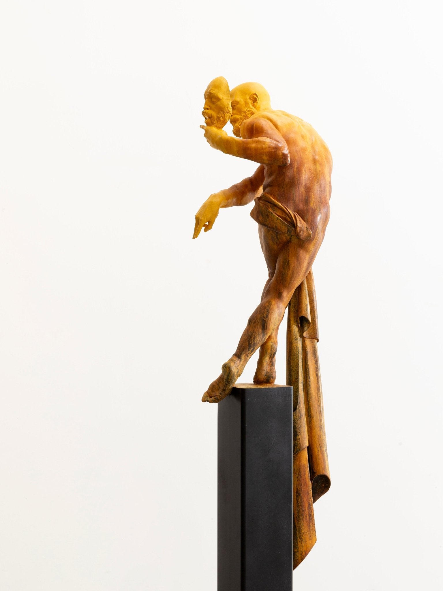 Preventa - Escultura Bifronte - Bronce P/A - Consultar precio - Arte Huichol - Marakame