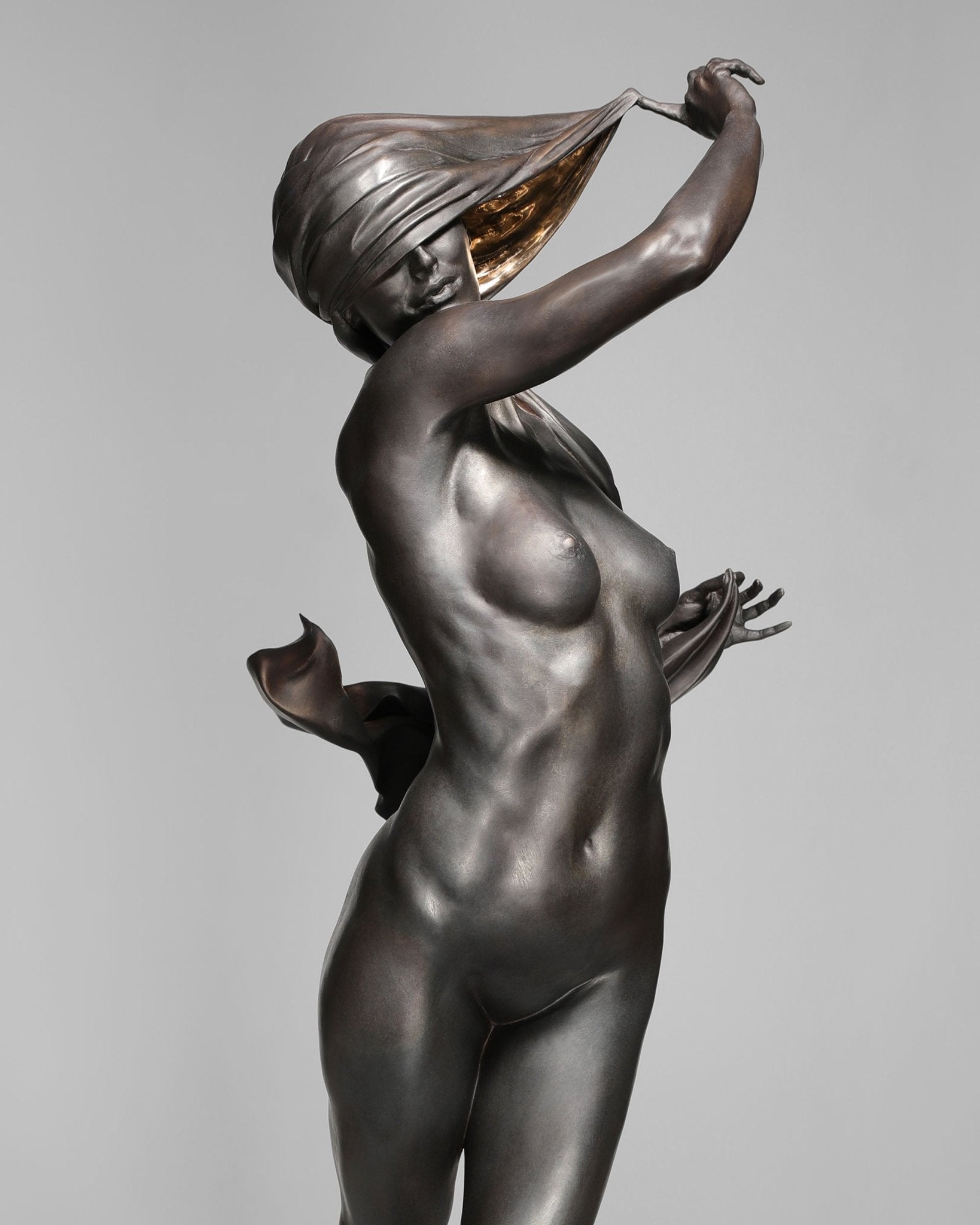 Preventa - Escultura Noche - Bronce 3/8 - Arte Huichol - Marakame