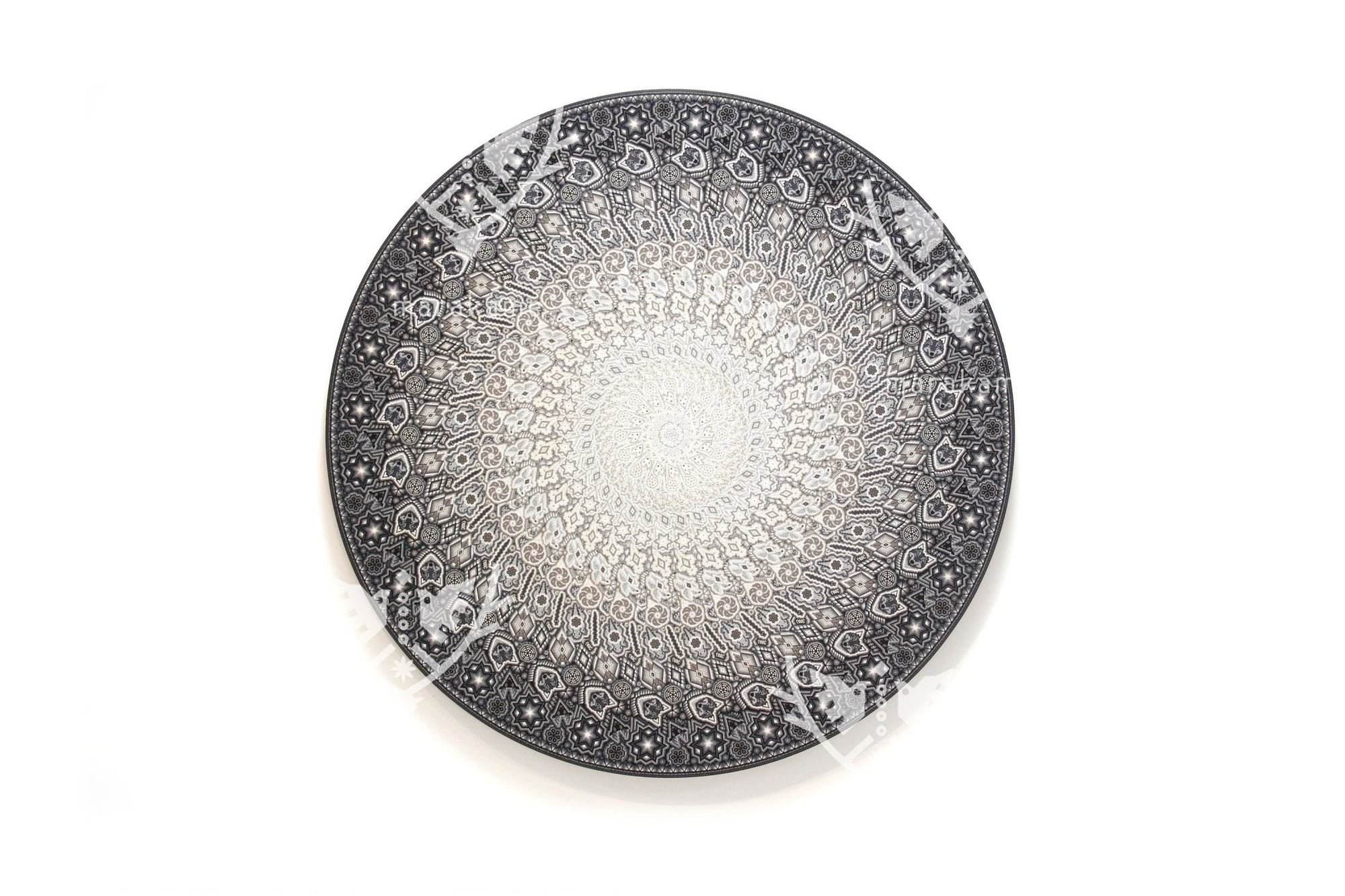 Preventa - Nierika de Chaquira Círculo Huichol - Sam+lawi marakate - Lobos negros cantadores - 160 cm. - Arte Huichol - Marakame