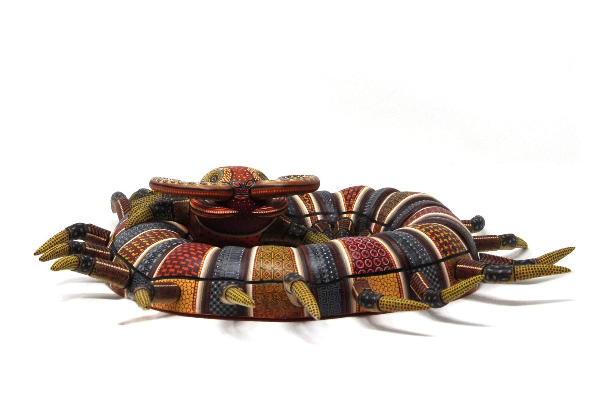 Alebrie Ciempiés - Nagande - Arte Huichol - Marakame