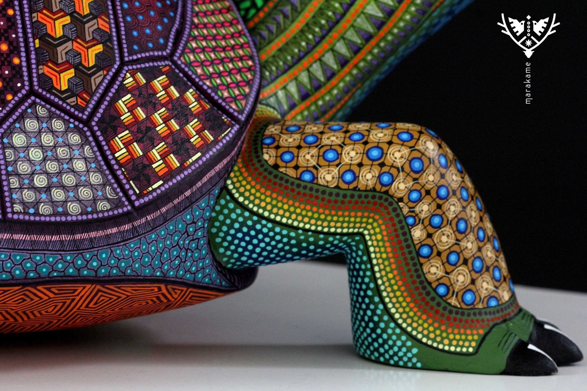 Alebrie Tortuga - Nanene - Arte Huichol - Marakame