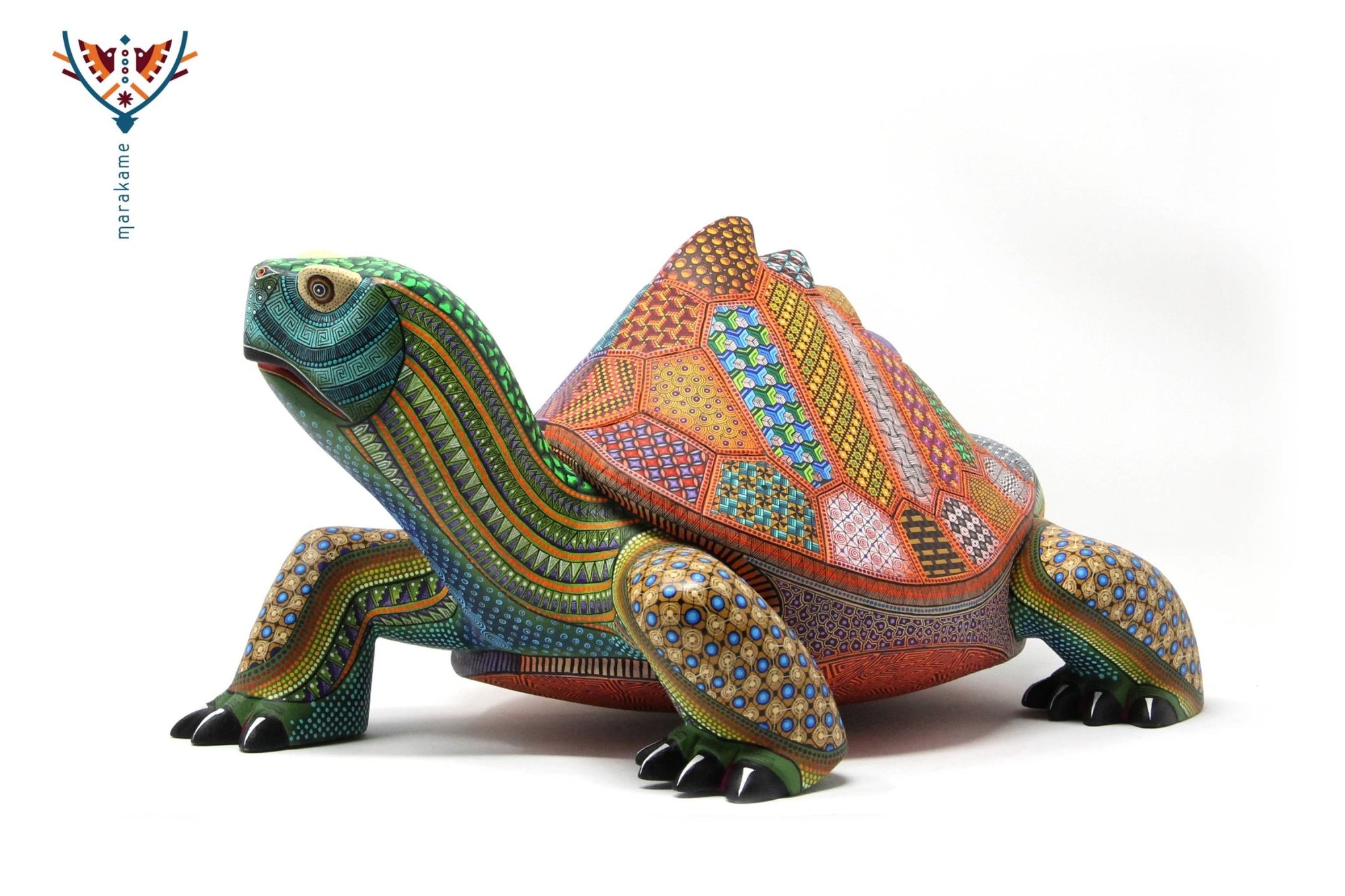 Alebrie Tortuga - Nanene - Arte Huichol - Marakame