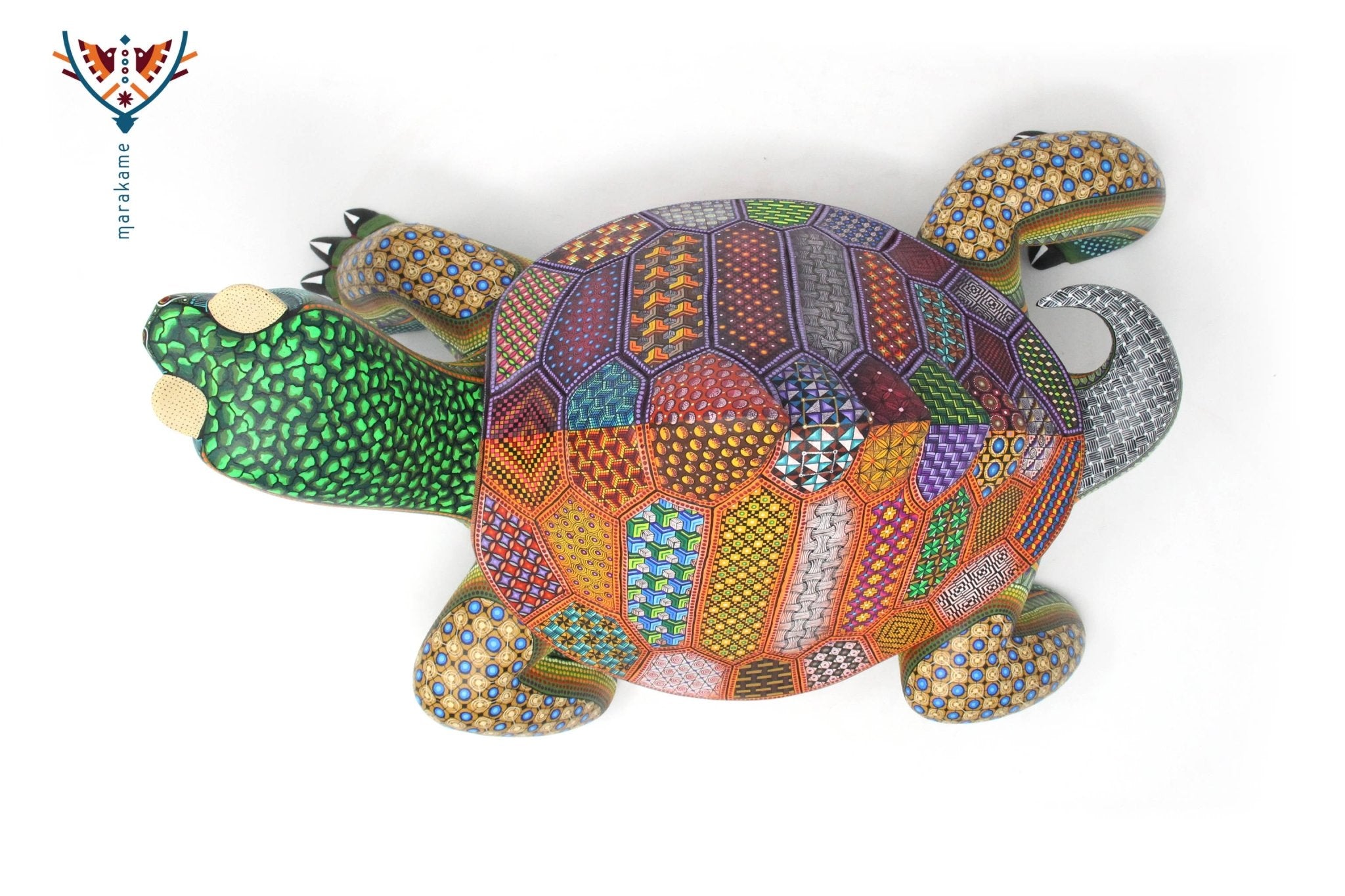 Alebrie Tortuga - Nanene - Arte Huichol - Marakame