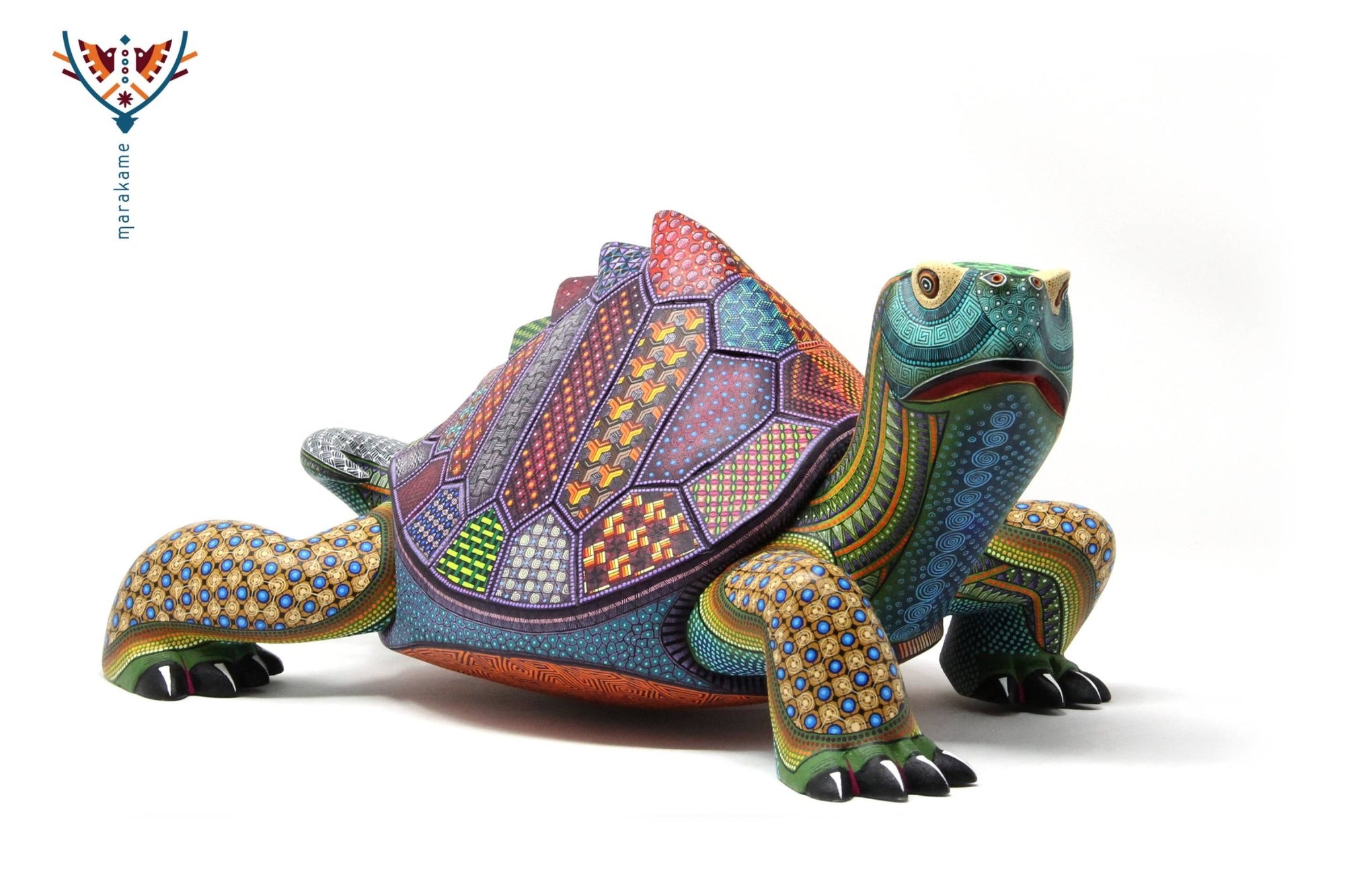Alebrie Tortuga - Nanene - Arte Huichol - Marakame