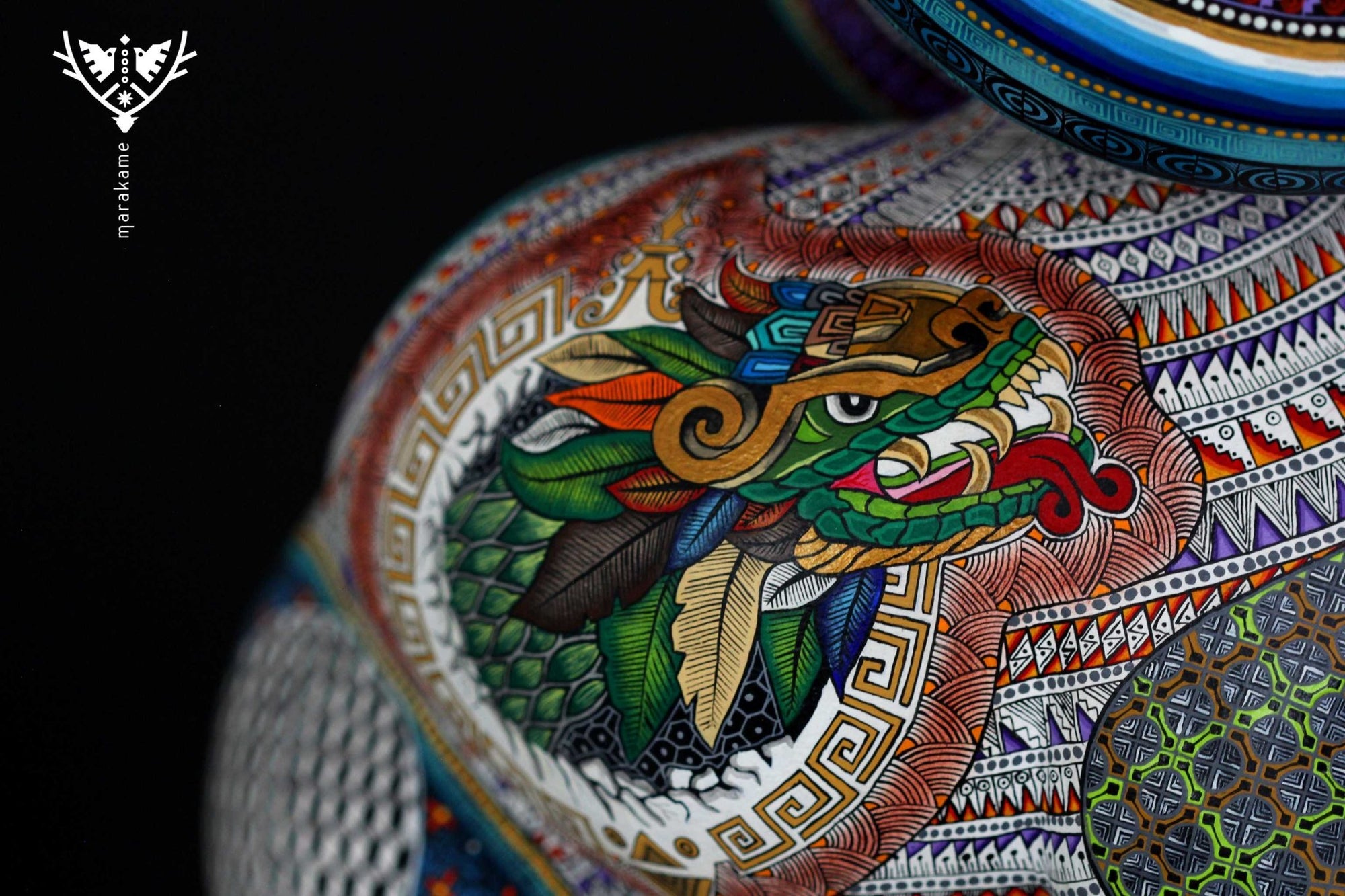 Alebrije - Borrego Cimarrón - Arte Huichol - Marakame
