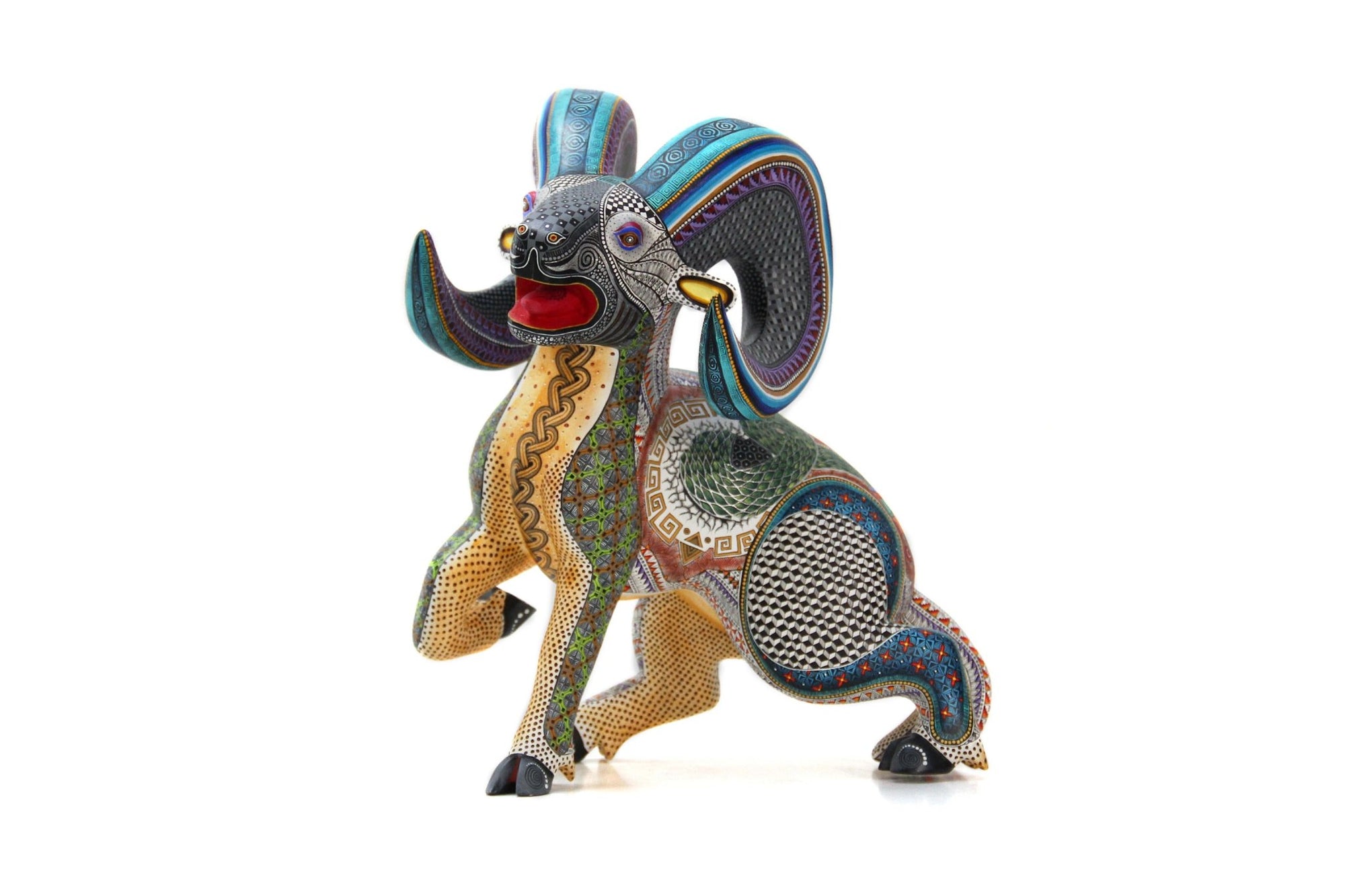 Alebrije - Borrego Cimarrón - Arte Huichol - Marakame