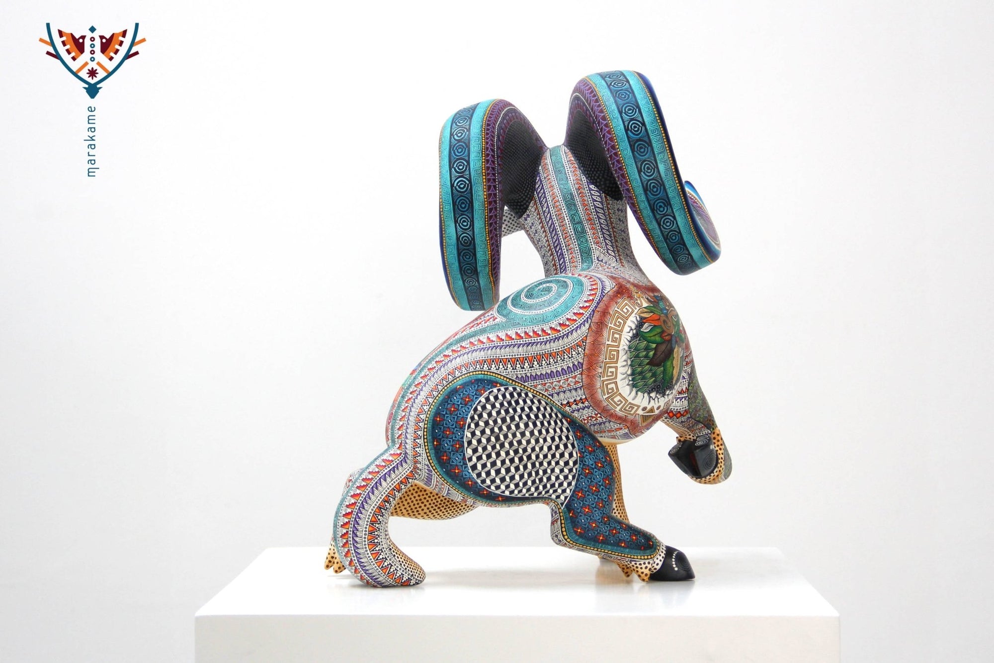 Alebrije - Borrego Cimarrón - Arte Huichol - Marakame