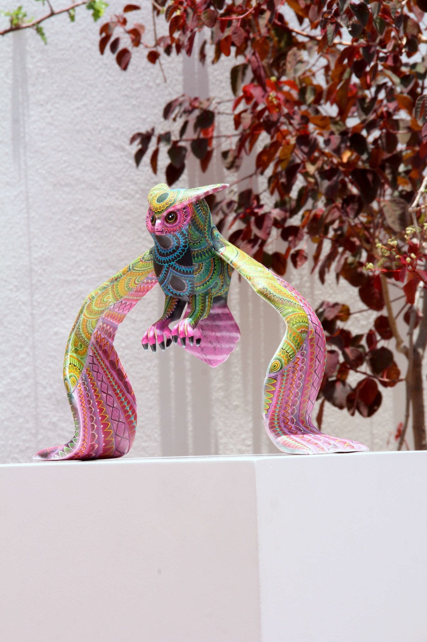 Alebrije - Búho Real - Arte Huichol - Marakame