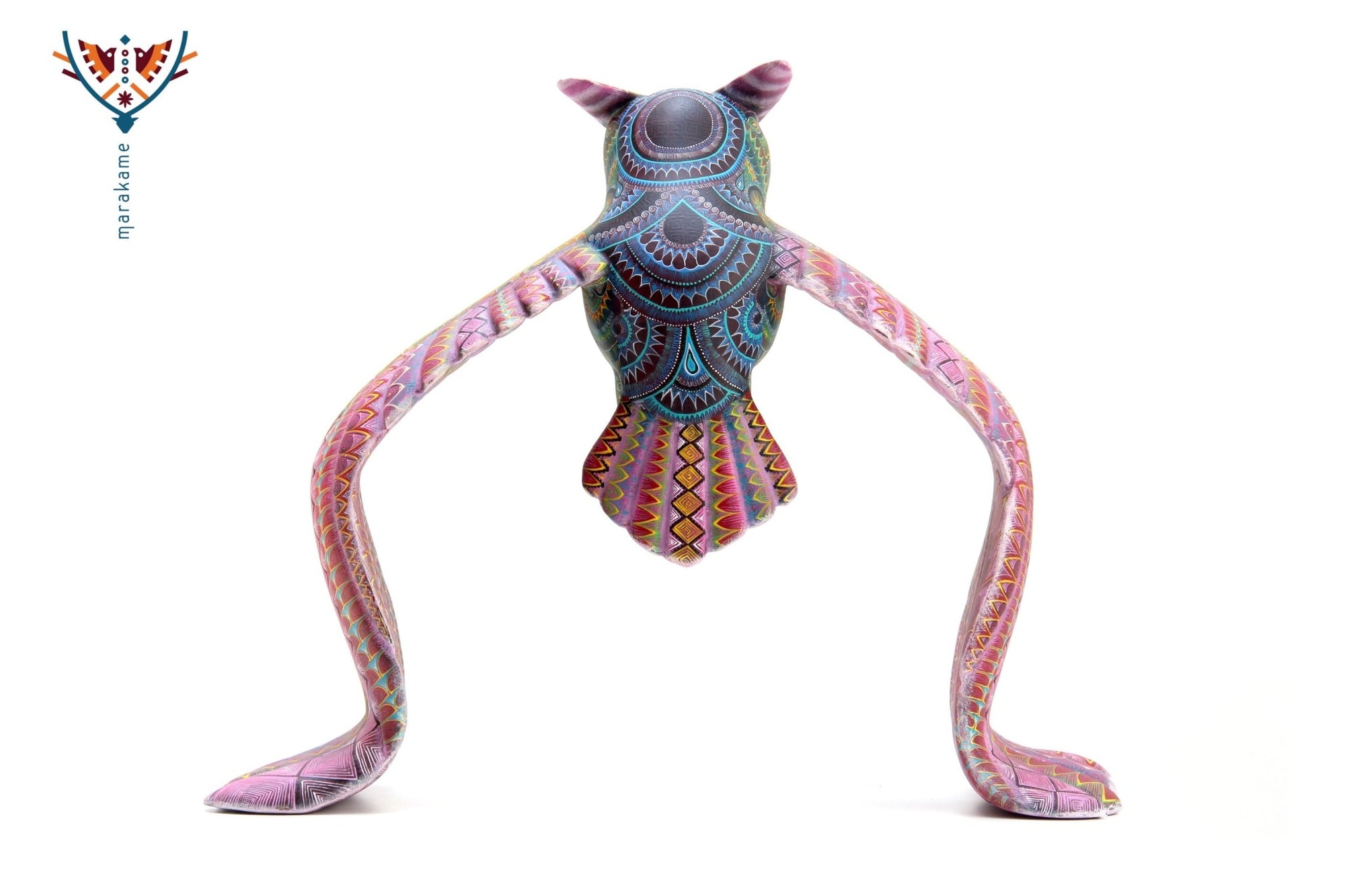 Alebrije - Búho Real - Arte Huichol - Marakame
