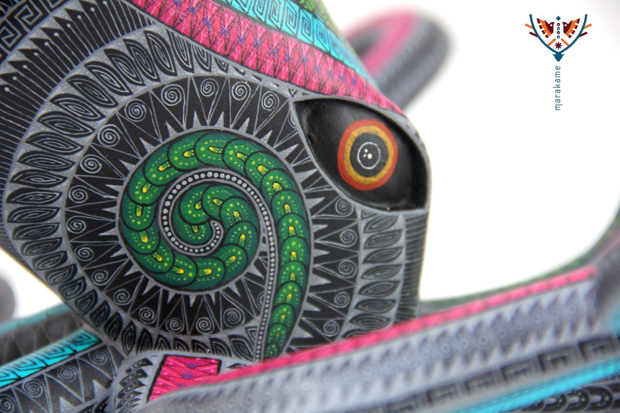 Alebrije - Calamar - Arte Huichol - Marakame