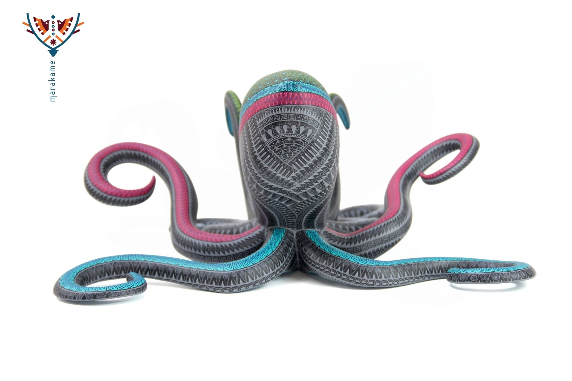 Alebrije - Calamar - Arte Huichol - Marakame
