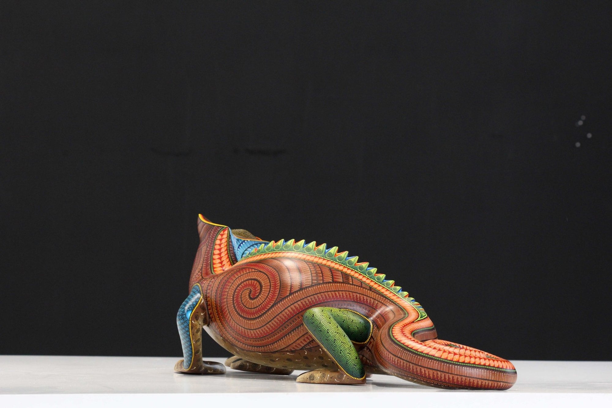 Alebrije - Camaleón - Arte Huichol - Marakame