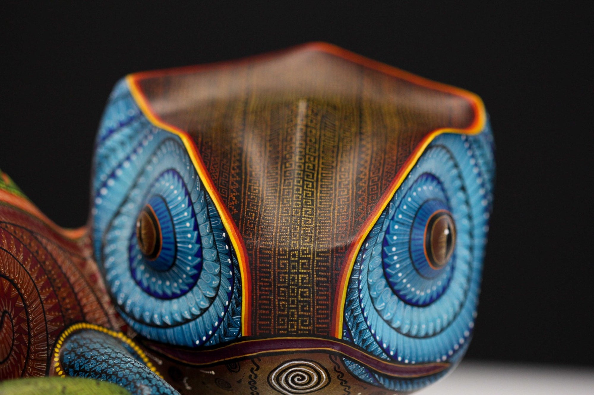 Alebrije - Camaleón - Arte Huichol - Marakame