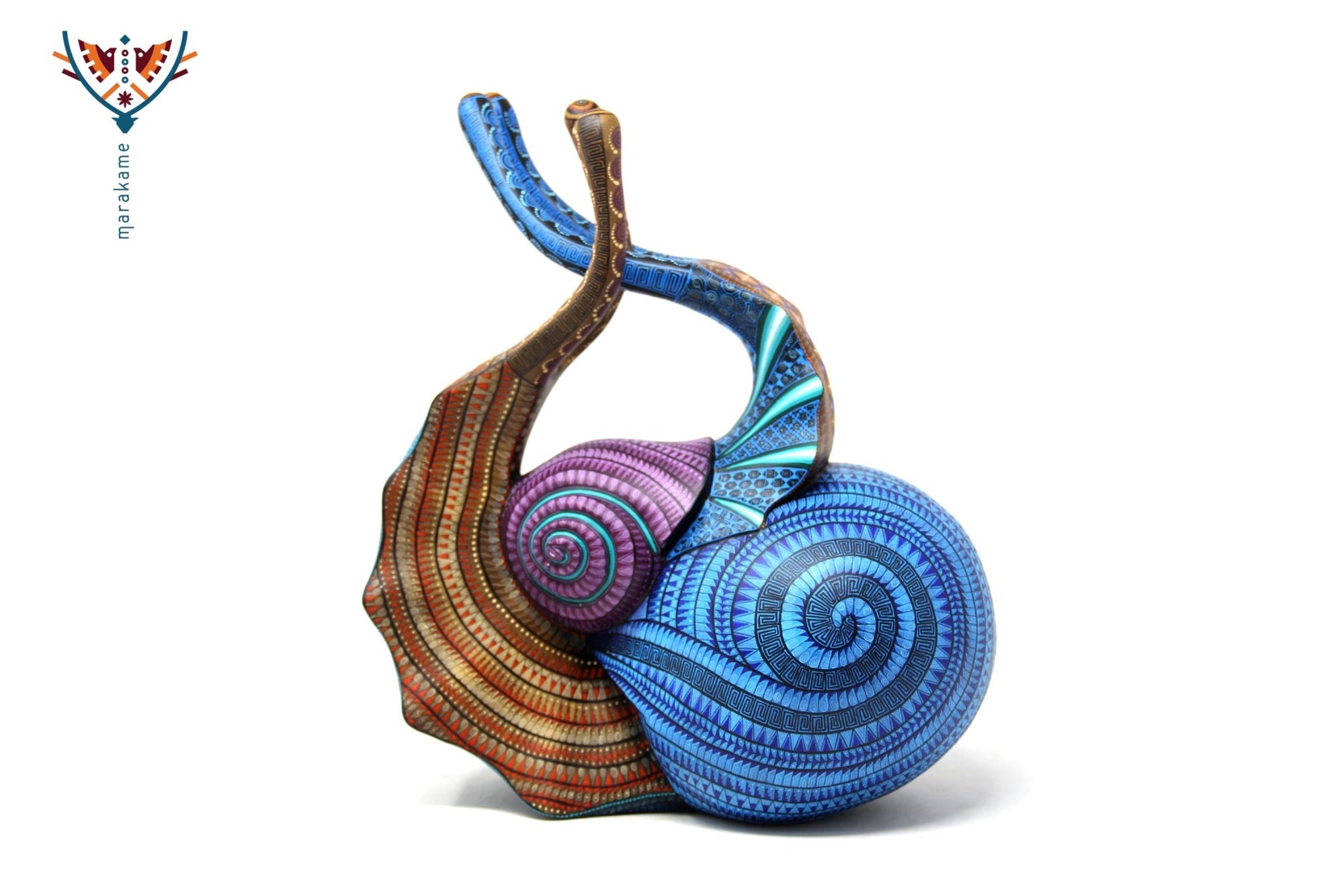 Alebrije - Caracoles - Arte Huichol - Marakame