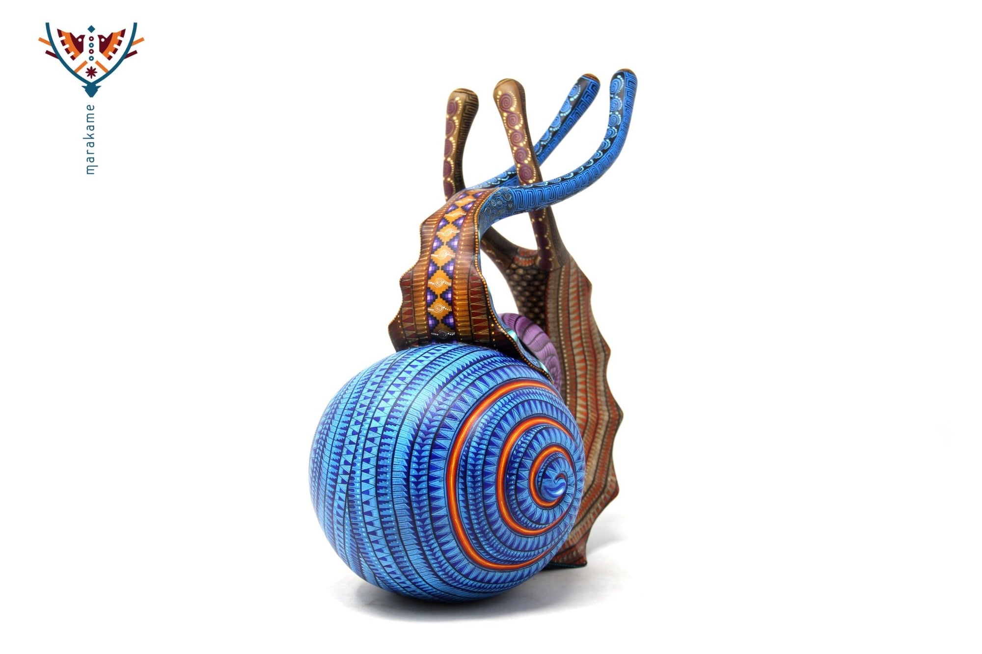 Alebrije - Caracoles - Arte Huichol - Marakame