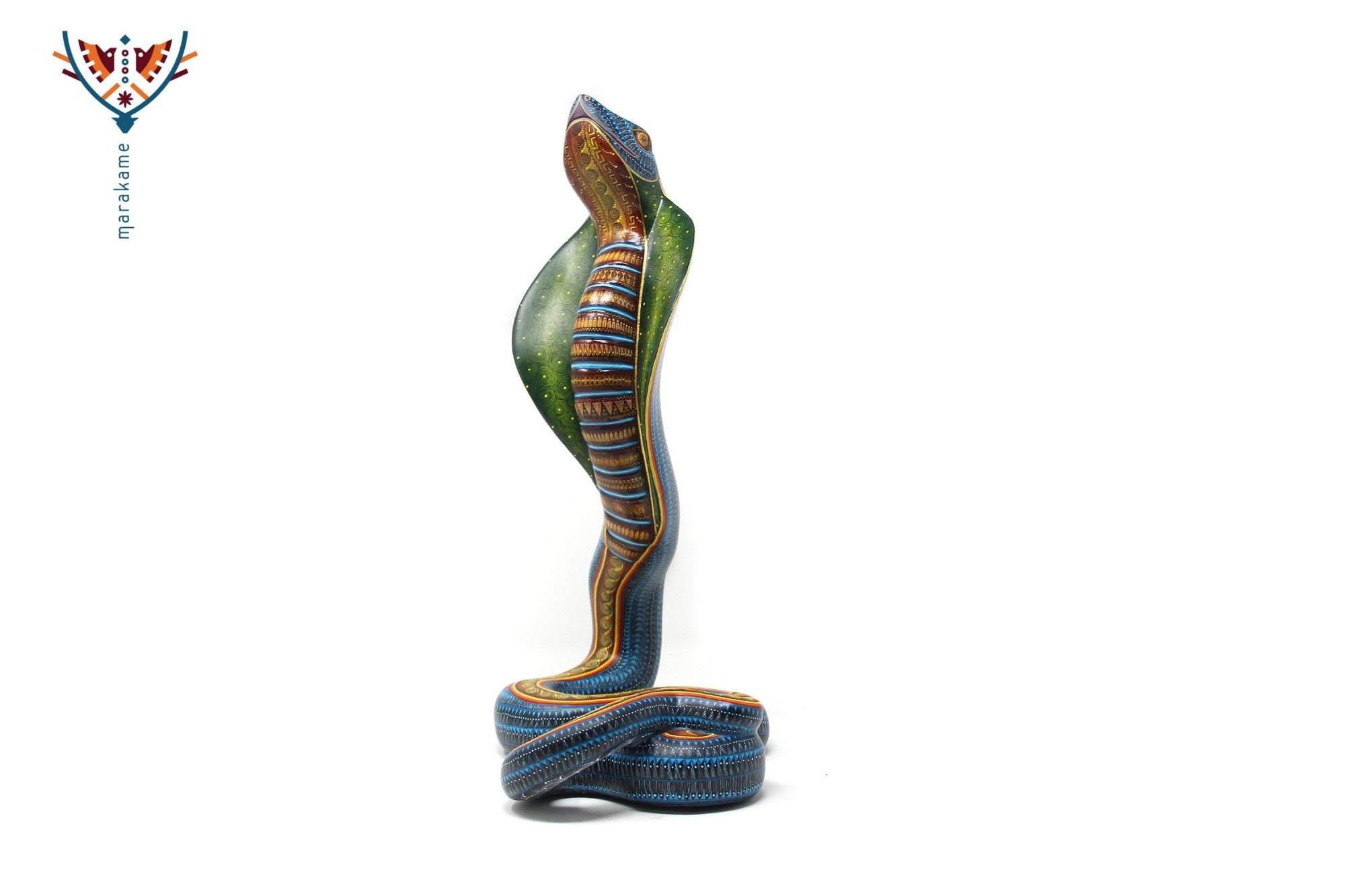 Alebrije - Cobra - Arte Huichol - Marakame