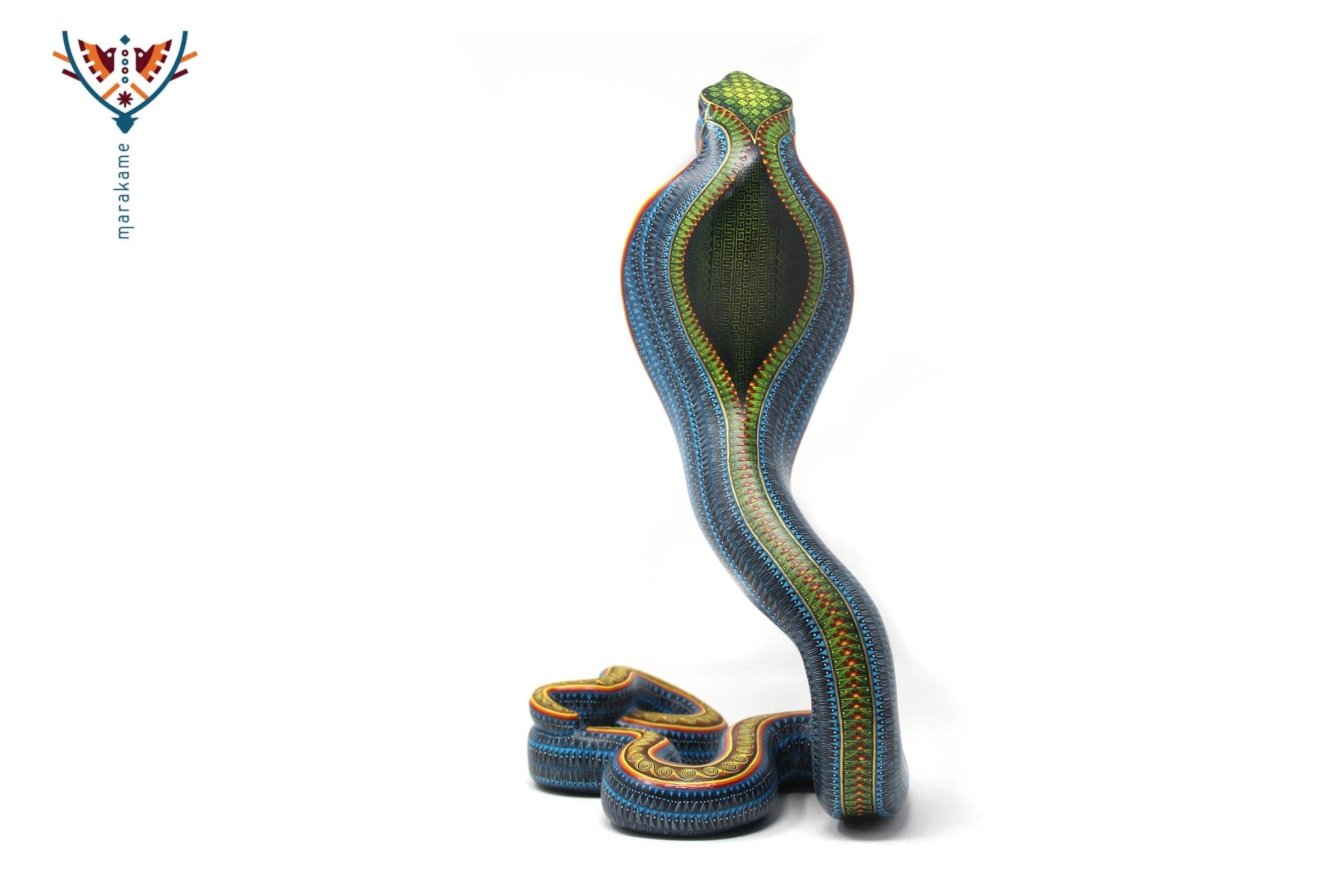 Alebrije - Cobra - Arte Huichol - Marakame