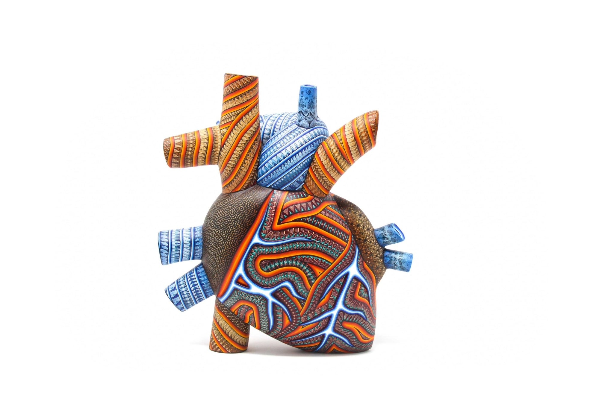 Alebrije - Corazón Ladxidó' - Arte Huichol - Marakame