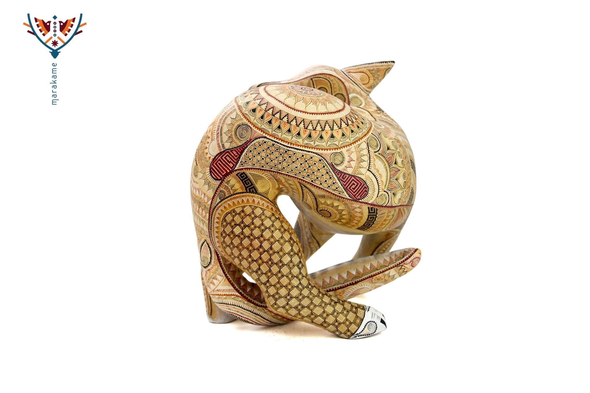 Alebrije - Coyote - Arte Huichol - Marakame
