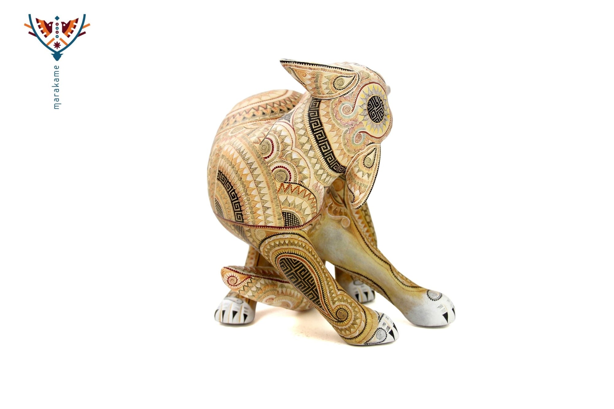 Alebrije - Coyote - Arte Huichol - Marakame