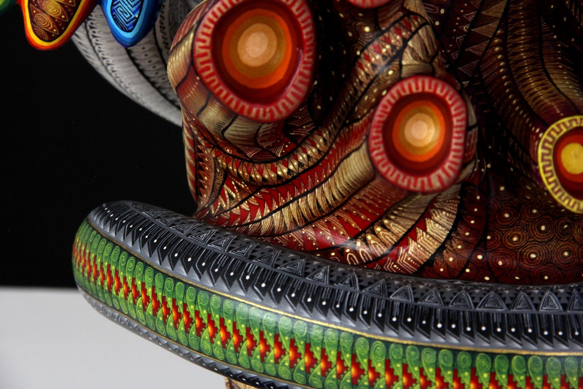 Alebrije - Danza de Quetzalcoatl - Arte Huichol - Marakame