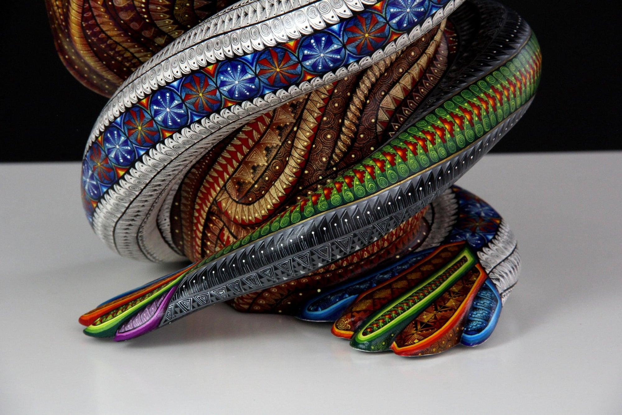 Alebrije - Danza de Quetzalcoatl - Arte Huichol - Marakame