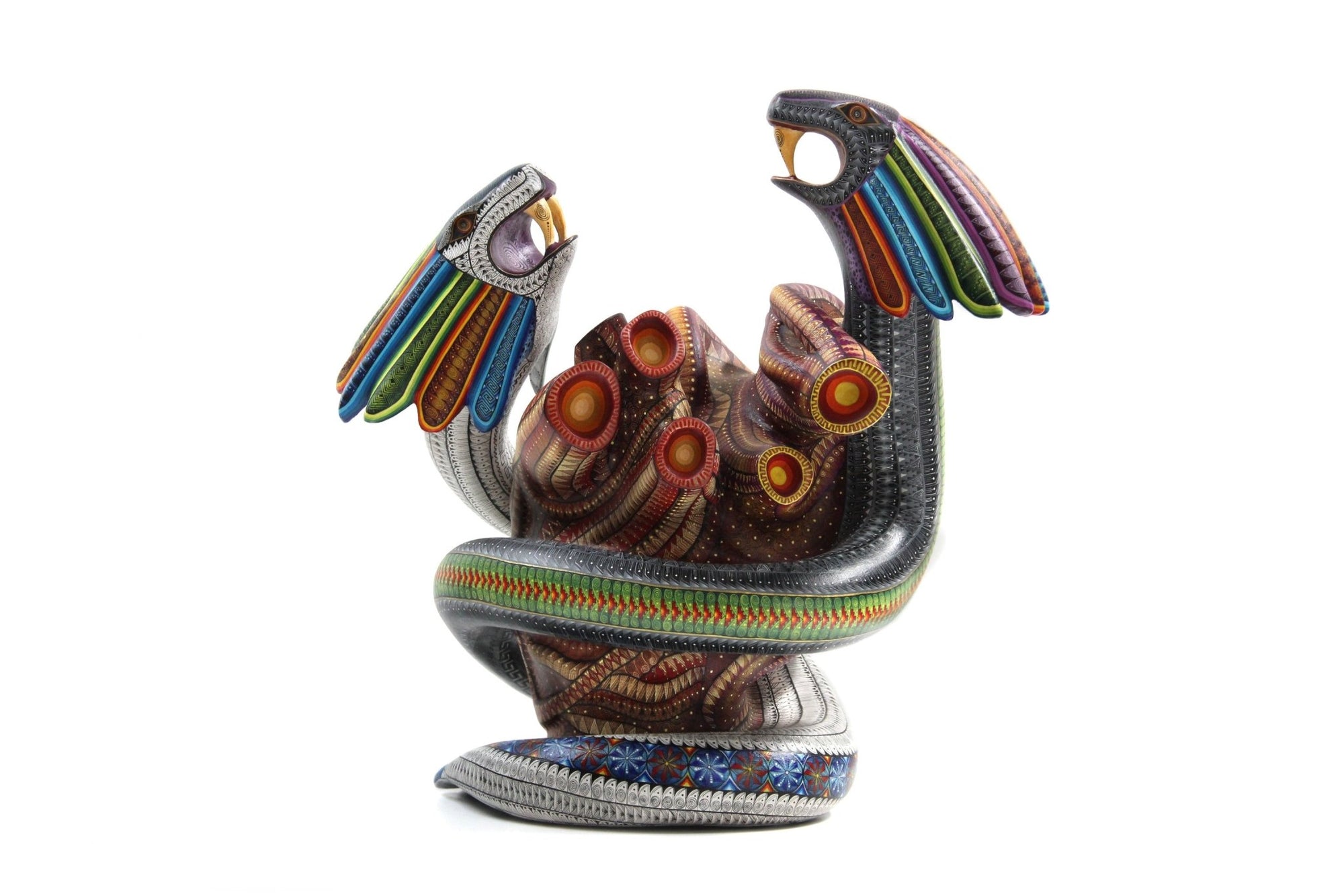 Alebrije - Danza de Quetzalcoatl - Arte Huichol - Marakame