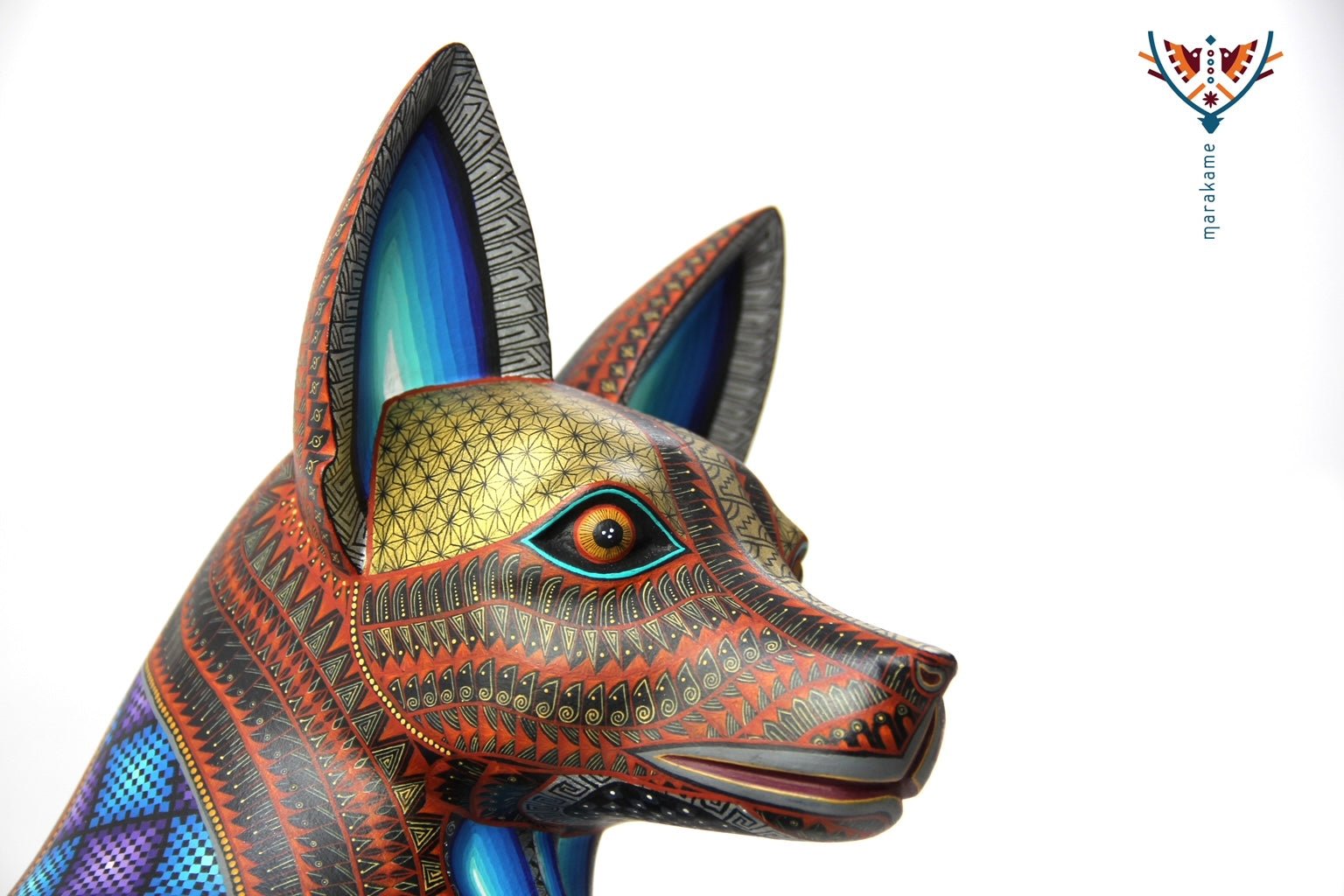 Alebrije - El Xoloitzcuintle - Arte Huichol - Marakame