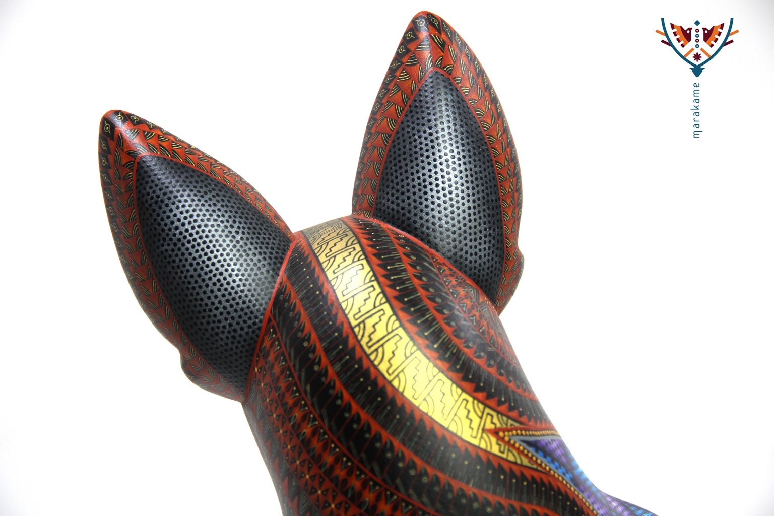 Alebrije - El Xoloitzcuintle - Arte Huichol - Marakame