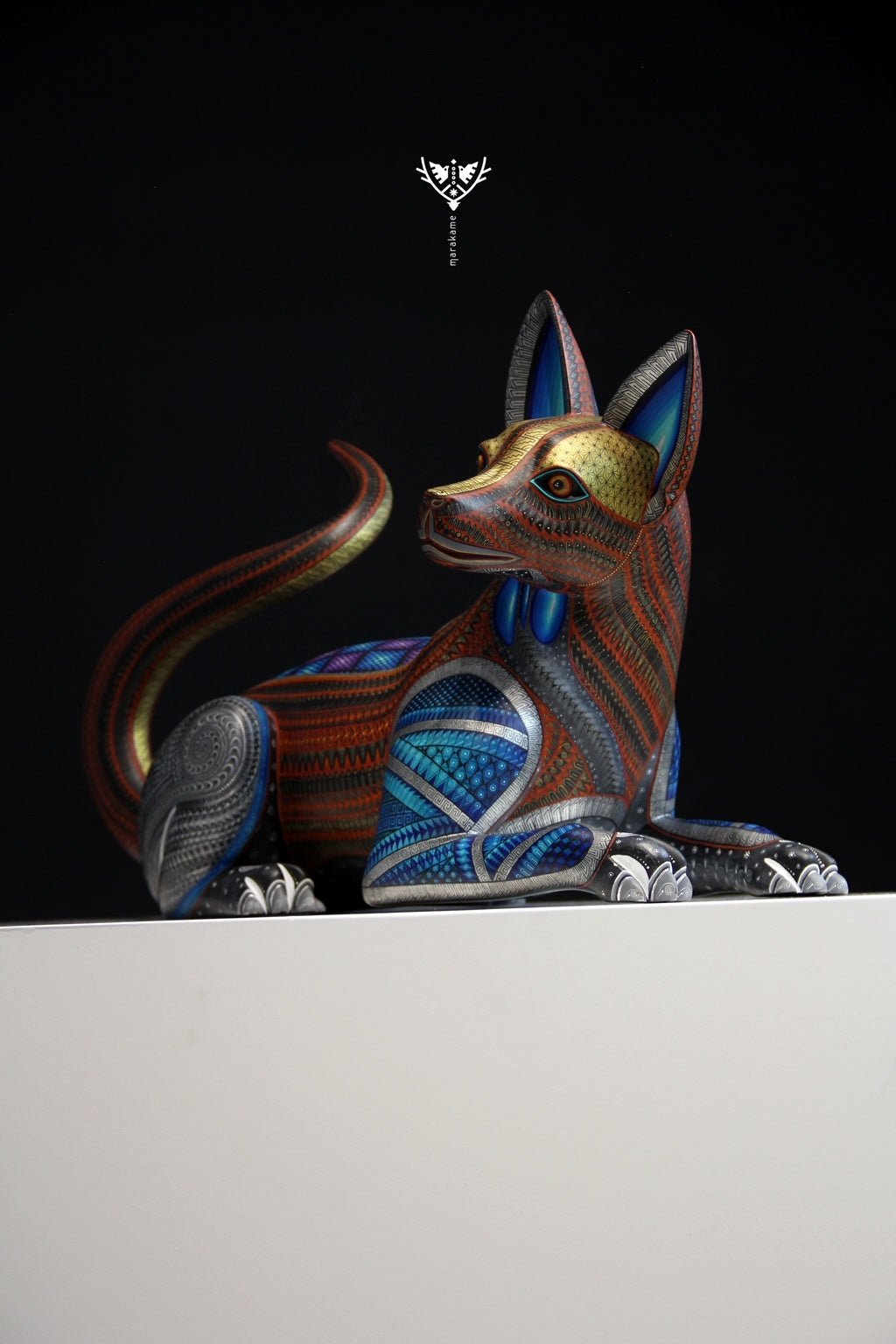 Alebrije - El Xoloitzcuintle - Arte Huichol - Marakame