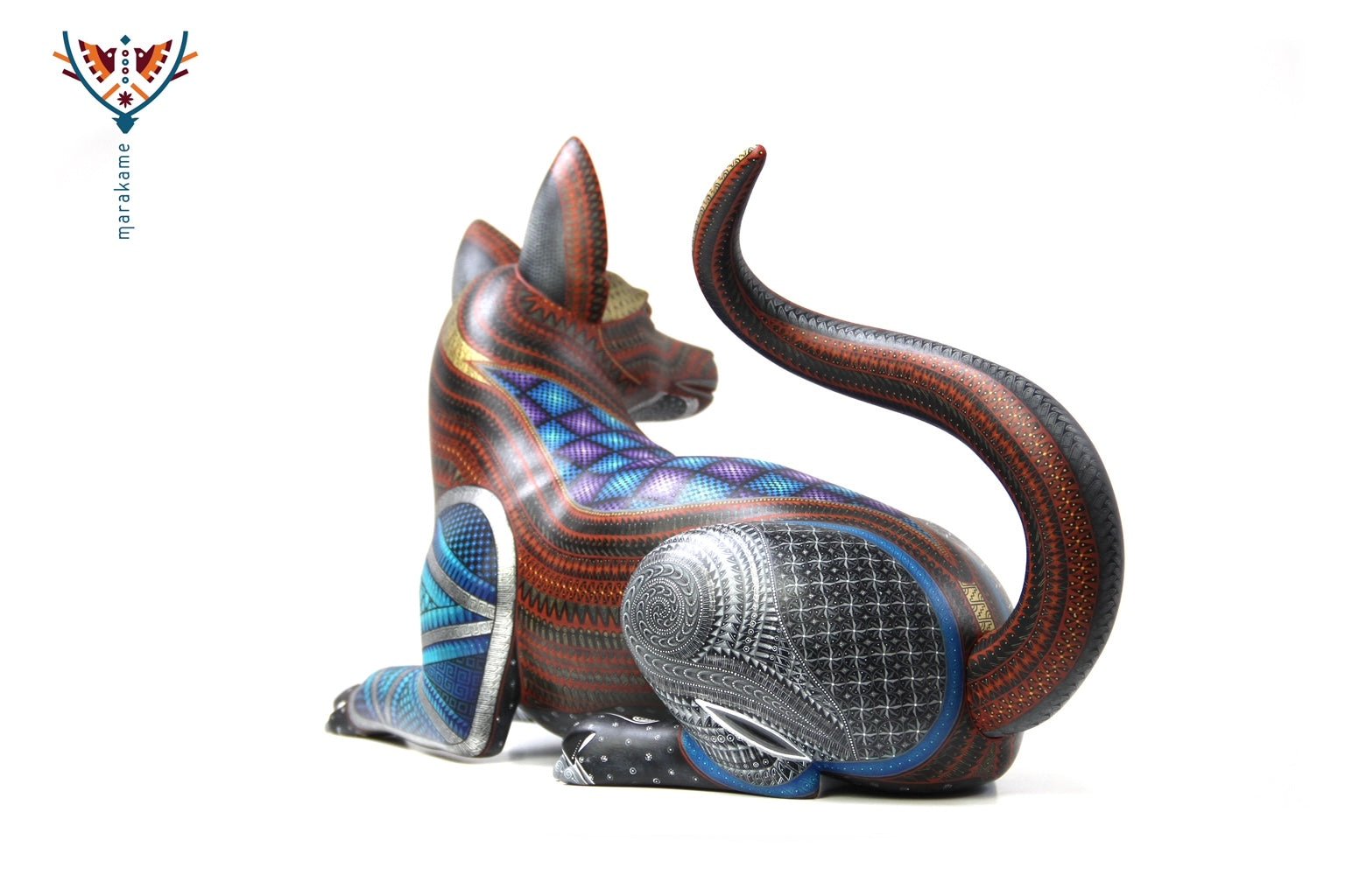 Alebrije - El Xoloitzcuintle - Arte Huichol - Marakame