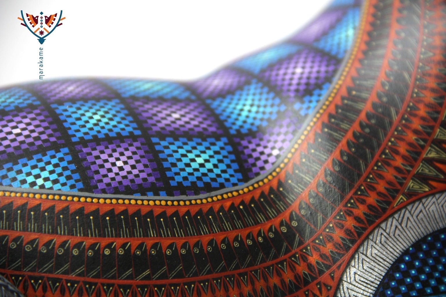 Alebrije - El Xoloitzcuintle - Arte Huichol - Marakame