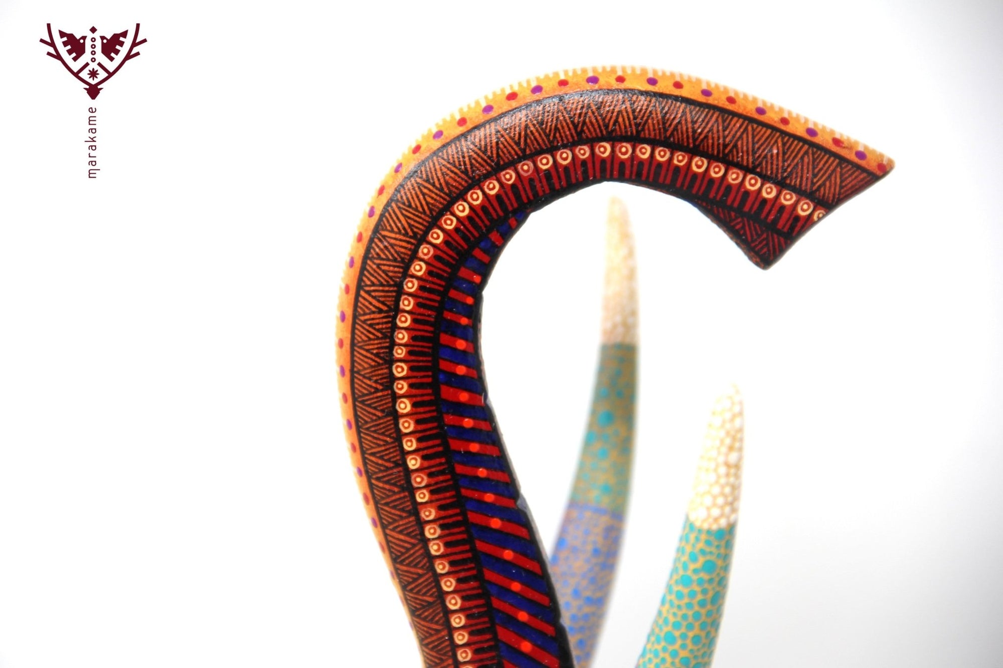 Alebrije - Elefante Pochutla - Arte Huichol - Marakame